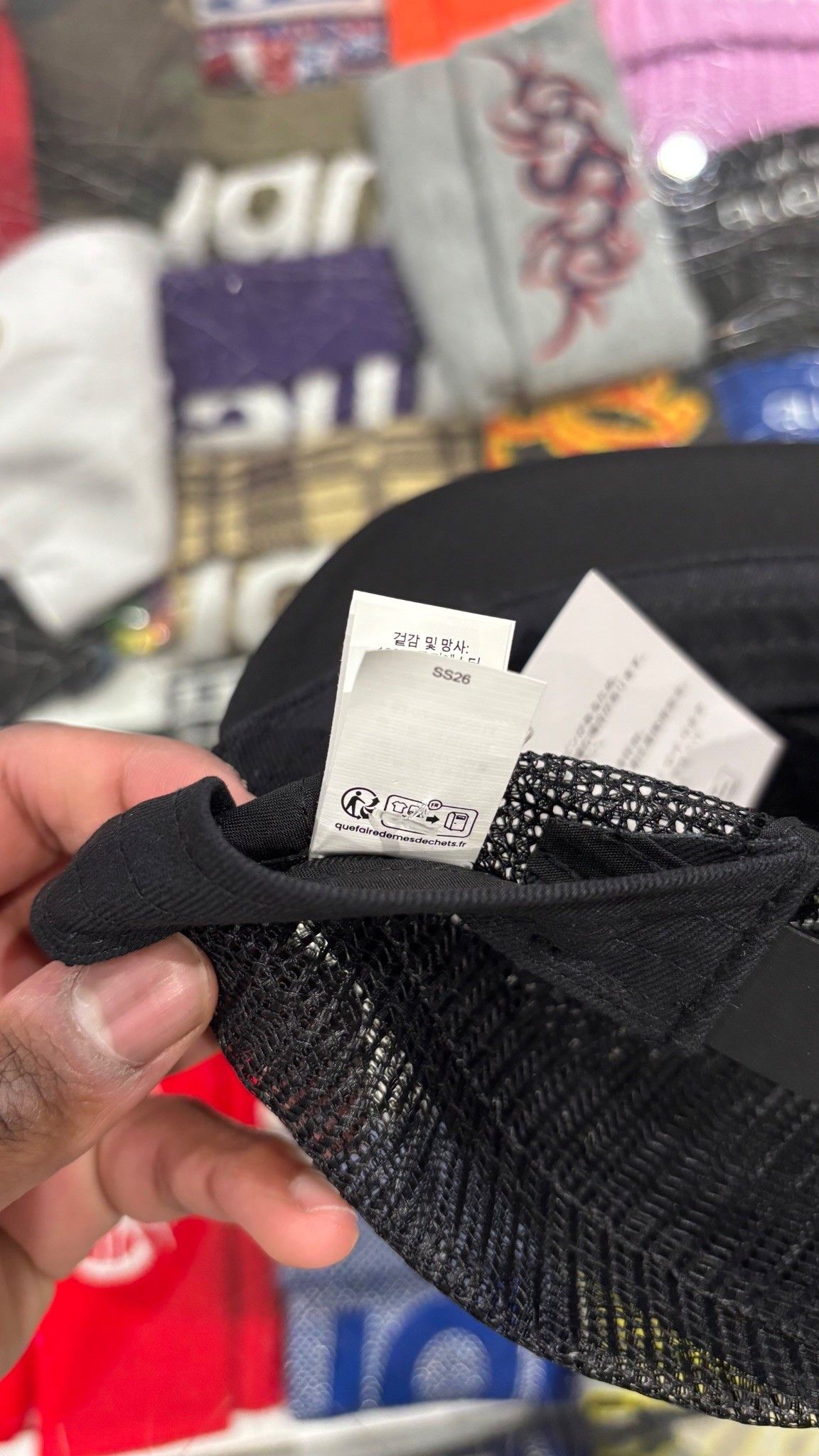 Supreme Supreme Pins Mesh Back 5-Panel Black Size ONE SIZE - 10 Thumbnail