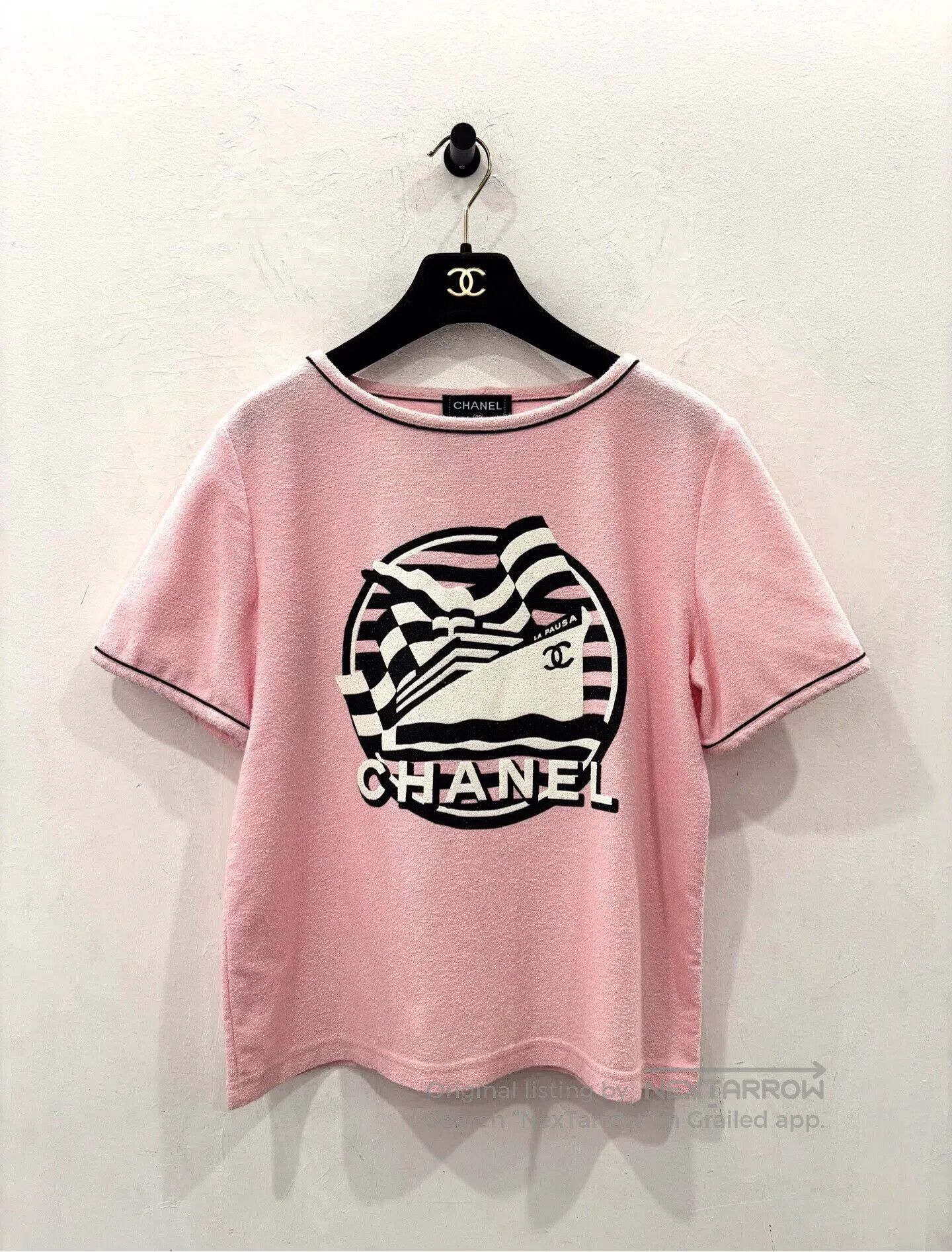 Chanel Chanel Cruise Collection Pink Short Sleeve Tee. Size XS / US 0-2 / IT 36-38 - 1 Thumbnail