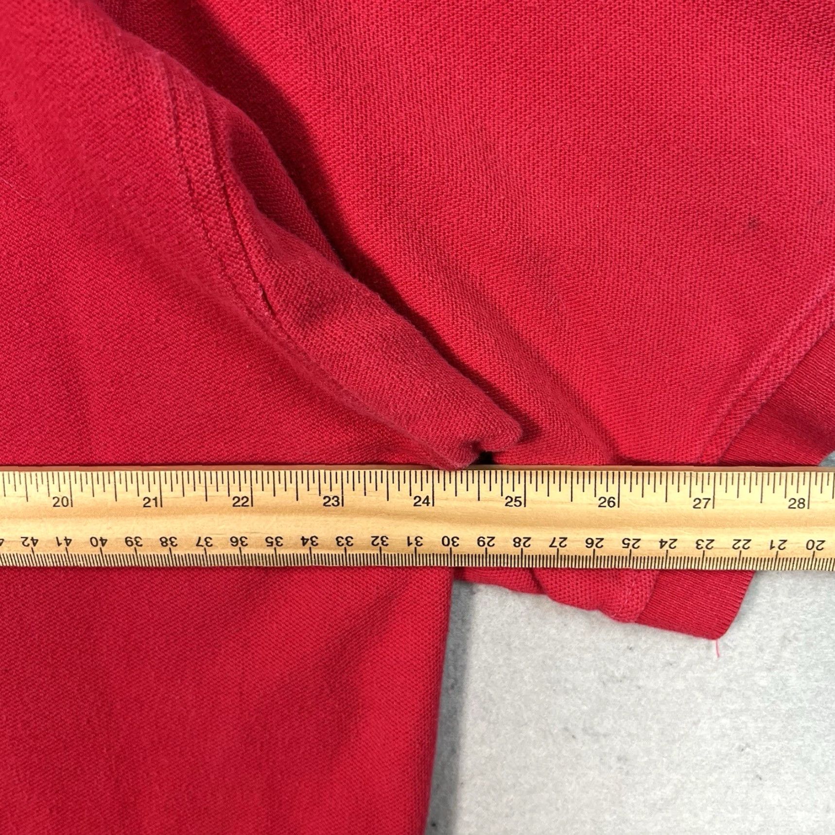 Reebok VINTAGE Reebok Classic Logo Polo Shirt Mens Adult Large Red Cotton Polo Size US L / EU 52-54 / 3 - 2 Thumbnail