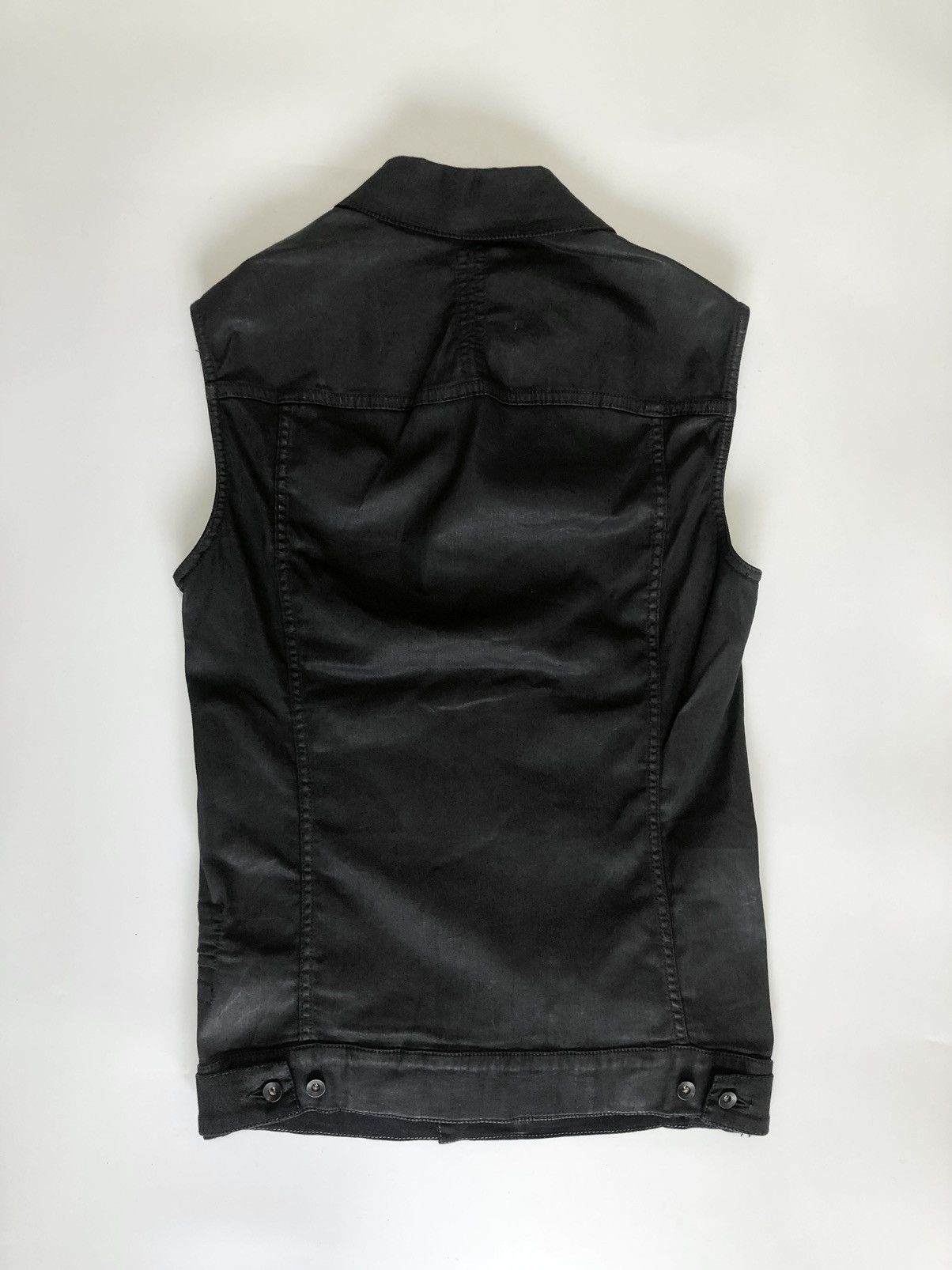 Rick Owens Drkshdw rick owens drkshdw worker denim waxed vest Size US XS / EU 42 / 0 - 2 Thumbnail