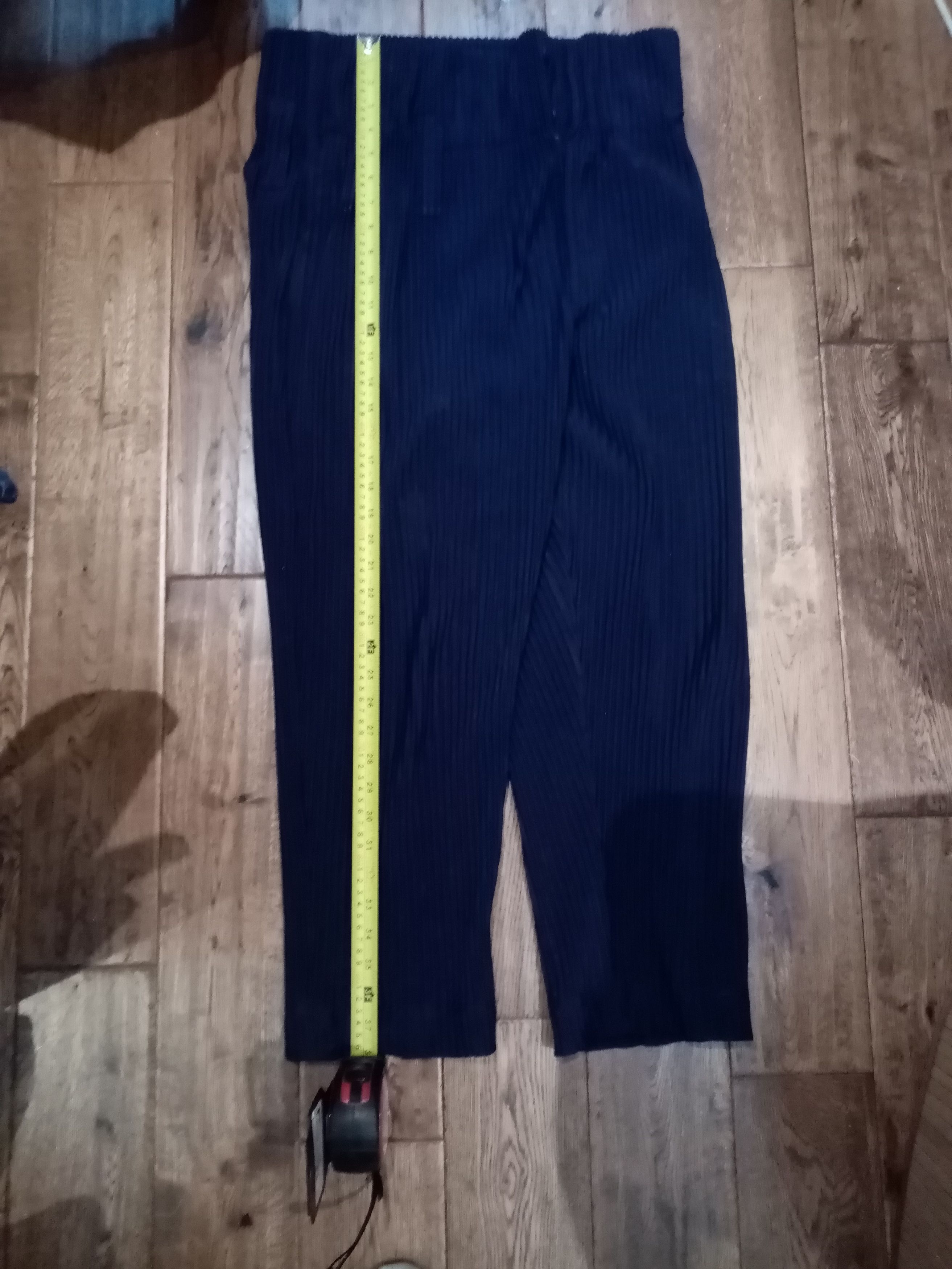 ISSEY MIYAKE HIGH WAIST PLEATED TROUSERS