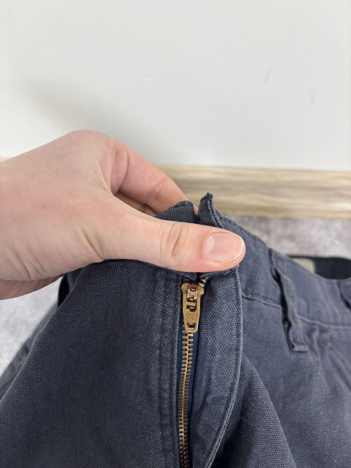 Carhartt Carhartt Men’s Navy Blue Carpenter Pants Dungaree Fit Size US 32 / EU 48 - 16 Thumbnail