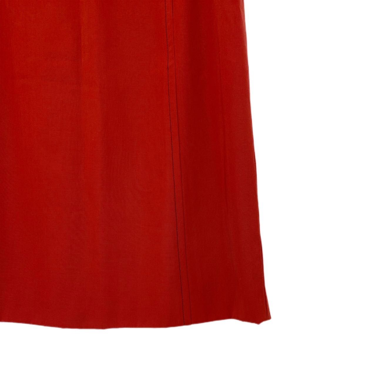 Bottega Veneta Bottega Veneta Solid Color Casual Summer Midi Skirt K26WX Size 27" / US 4 / IT 40 - 2 Thumbnail