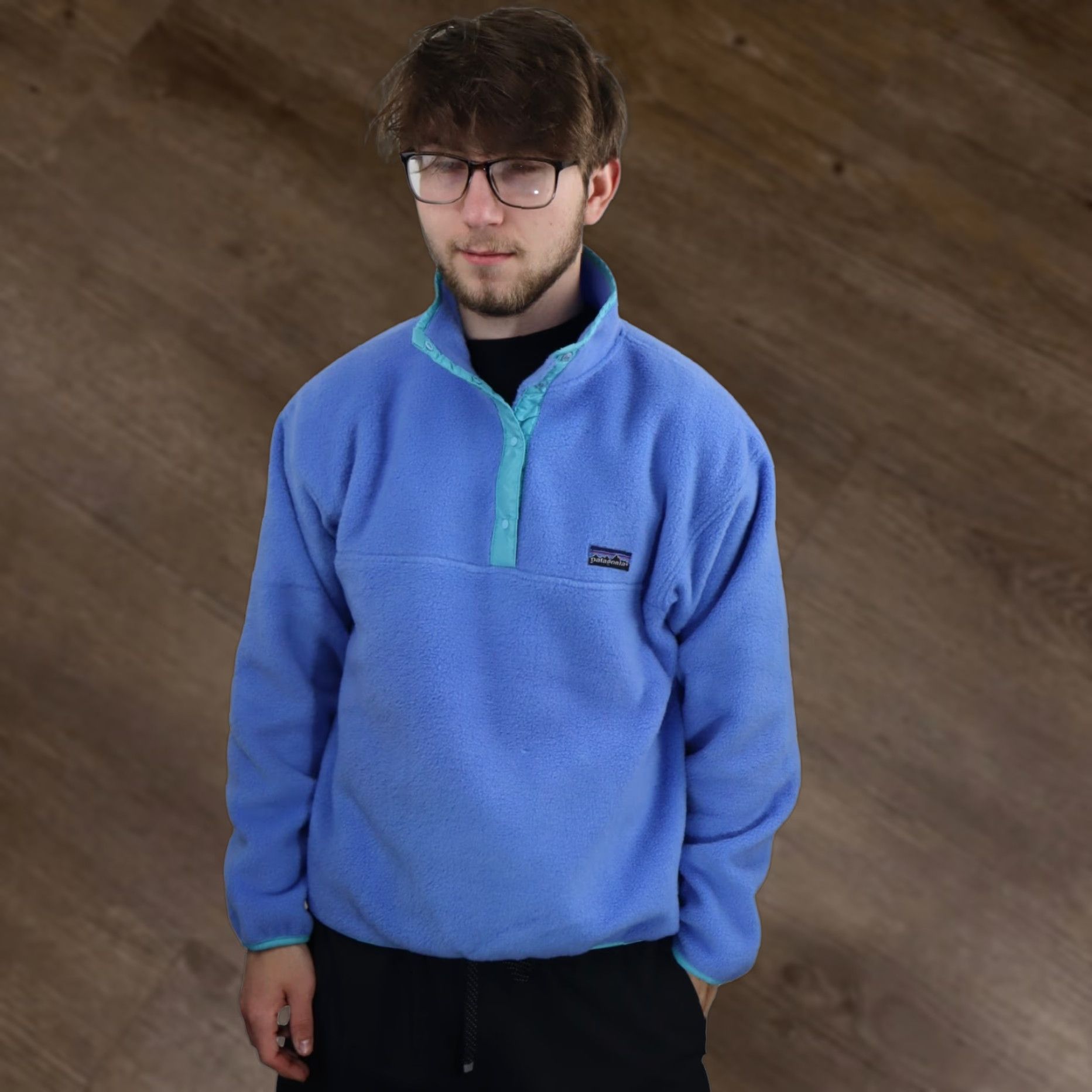 Patagonia × Streetwear × Vintage Patagonia 90s Zen Turtle Snap-T 