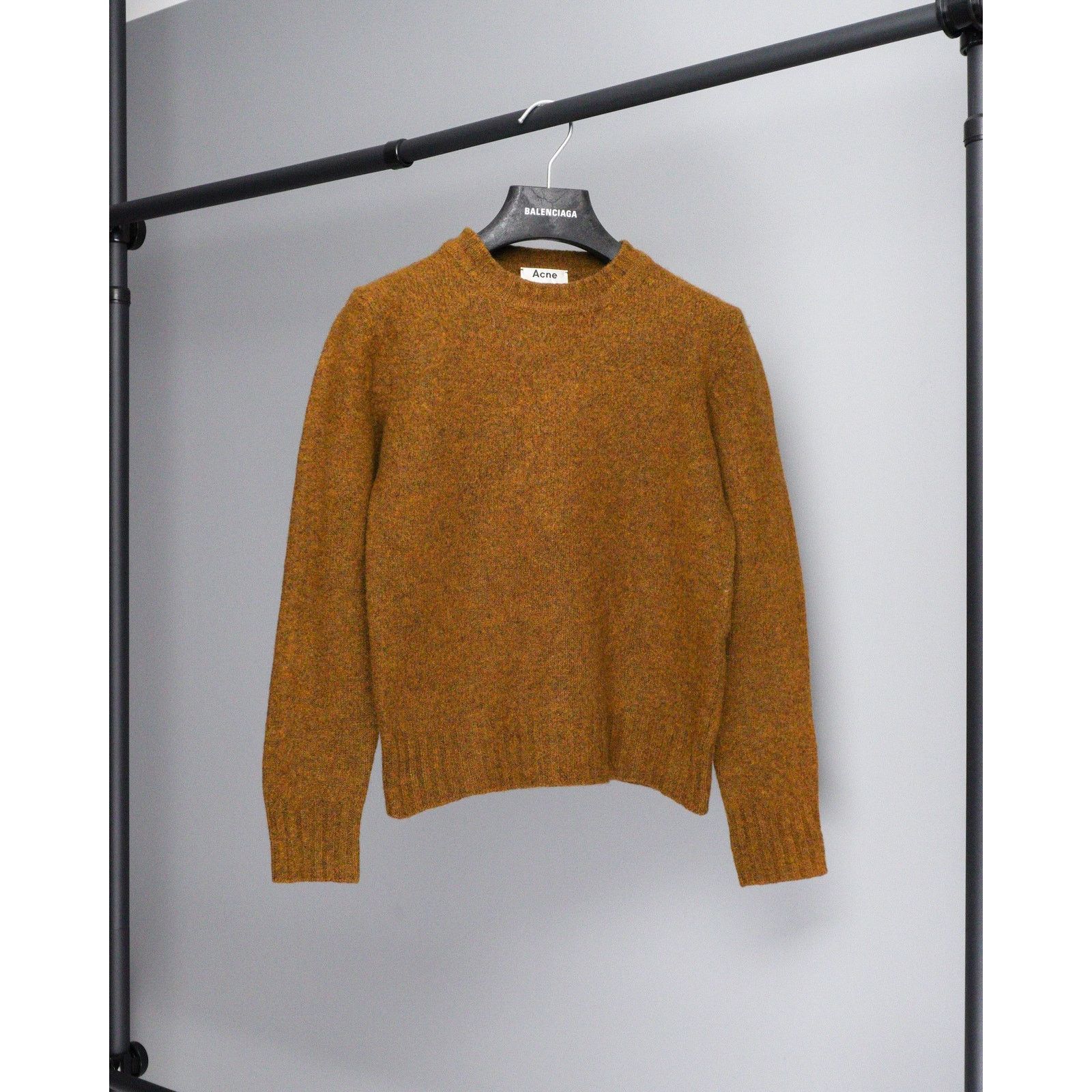 Acne Studios Acne studios brown knitted wool crewneck sweater Size XS / US 0-2 / IT 36-38 - 1 Thumbnail