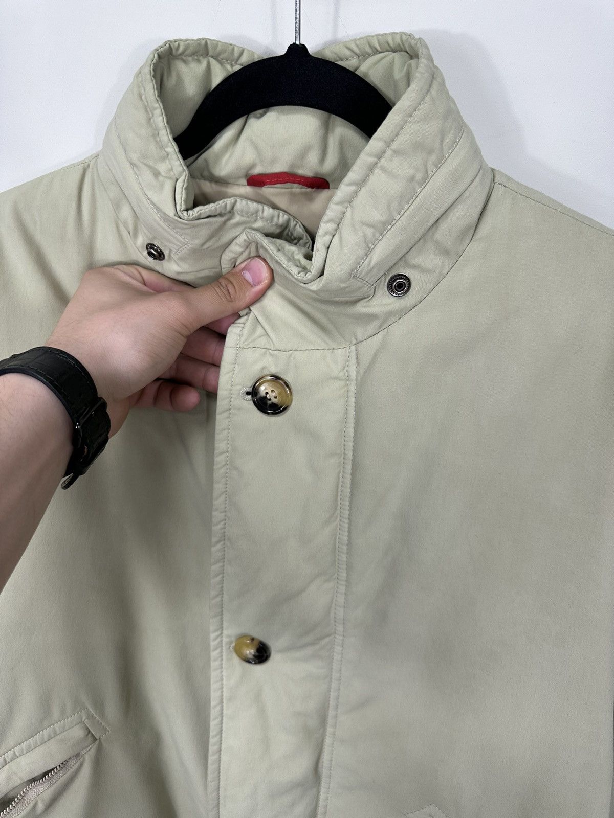 Fay Fay Stadium Beige Luxury Limited Down Jacket Coat Size US L / EU 52-54 / 3 - 8 Thumbnail