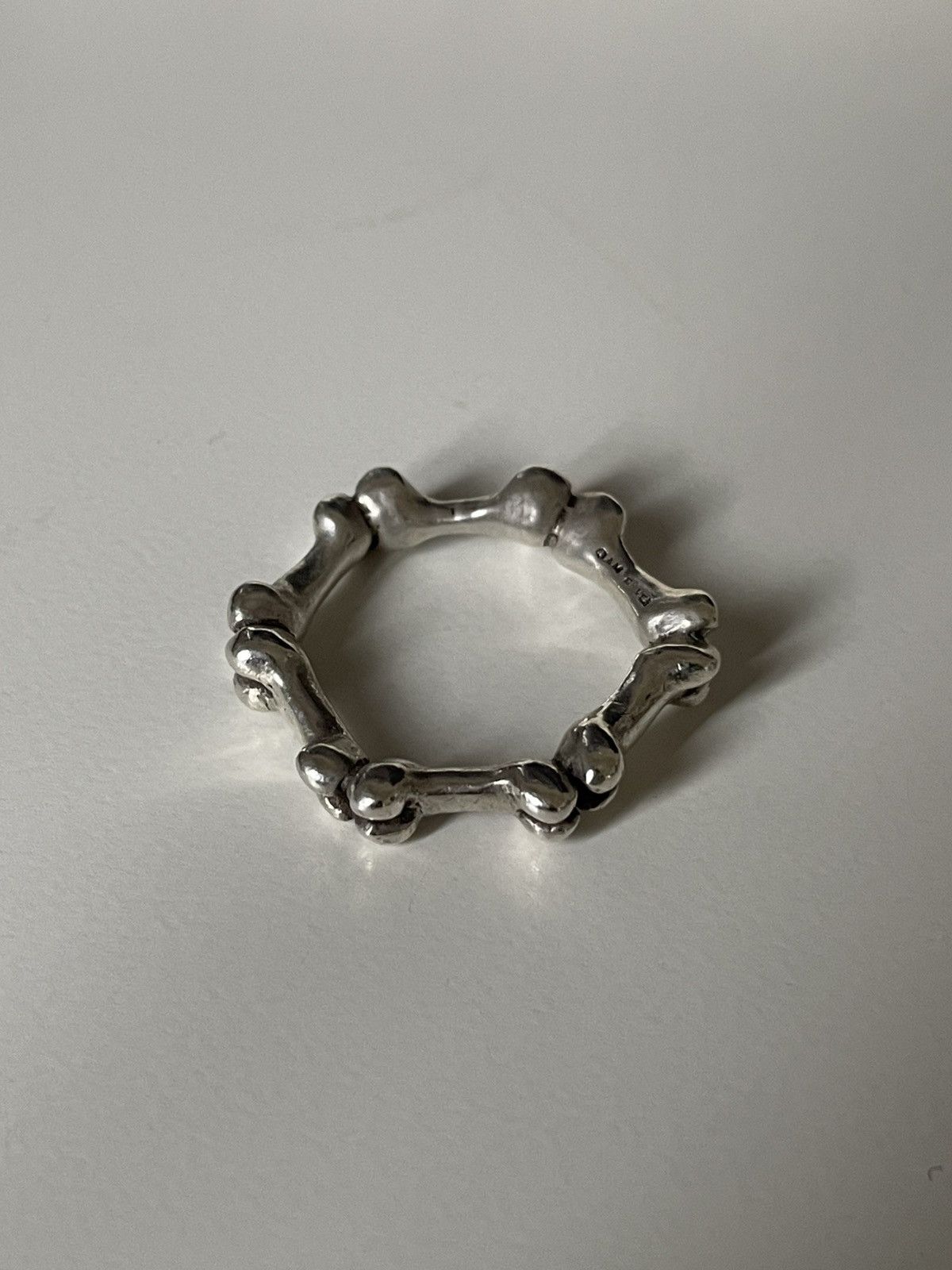 Number (N)ine SS01 Bone Ring Size ONE SIZE - 10 Thumbnail