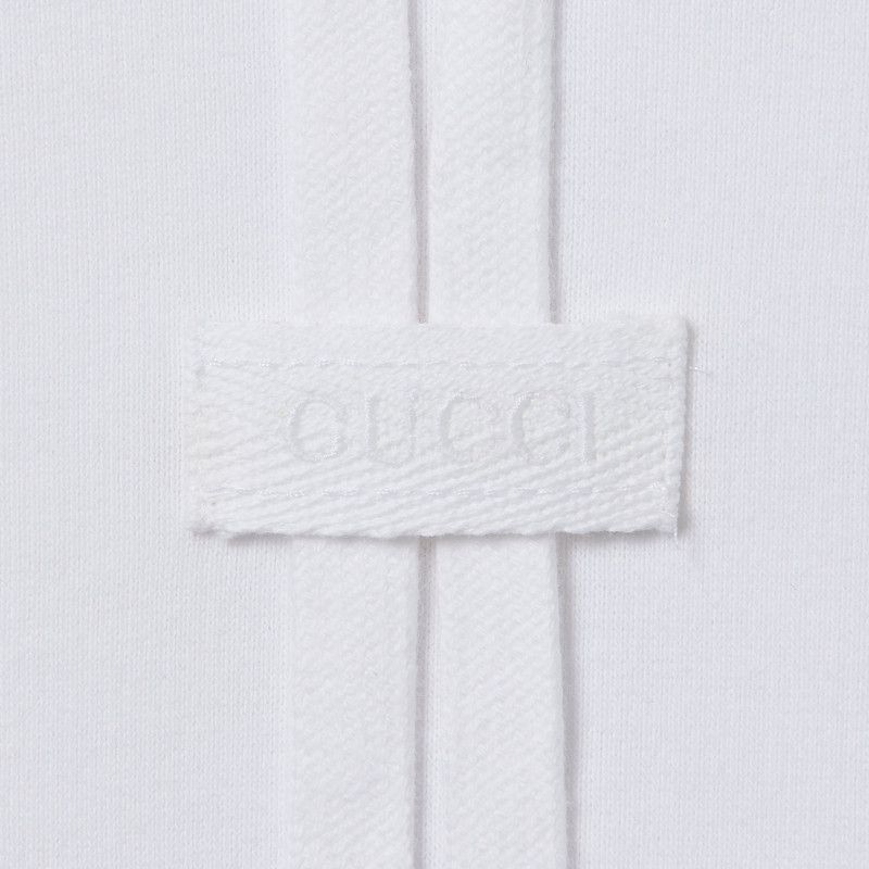 Gucci oc11z0226 Cotton Jersey Hooded Sweatshirt in White Size US XXL / EU 58 / 5 - 7 Thumbnail