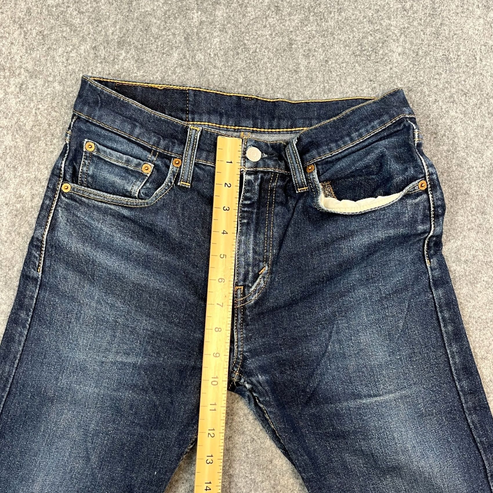 Levi's Levi's 512 Jeans Slim Skinny 30 32 Dark Wash Blue Stretch Denim Jeans Mens Slim Fit Regular Size 30 Size US 30 / EU 46 - 5 Thumbnail