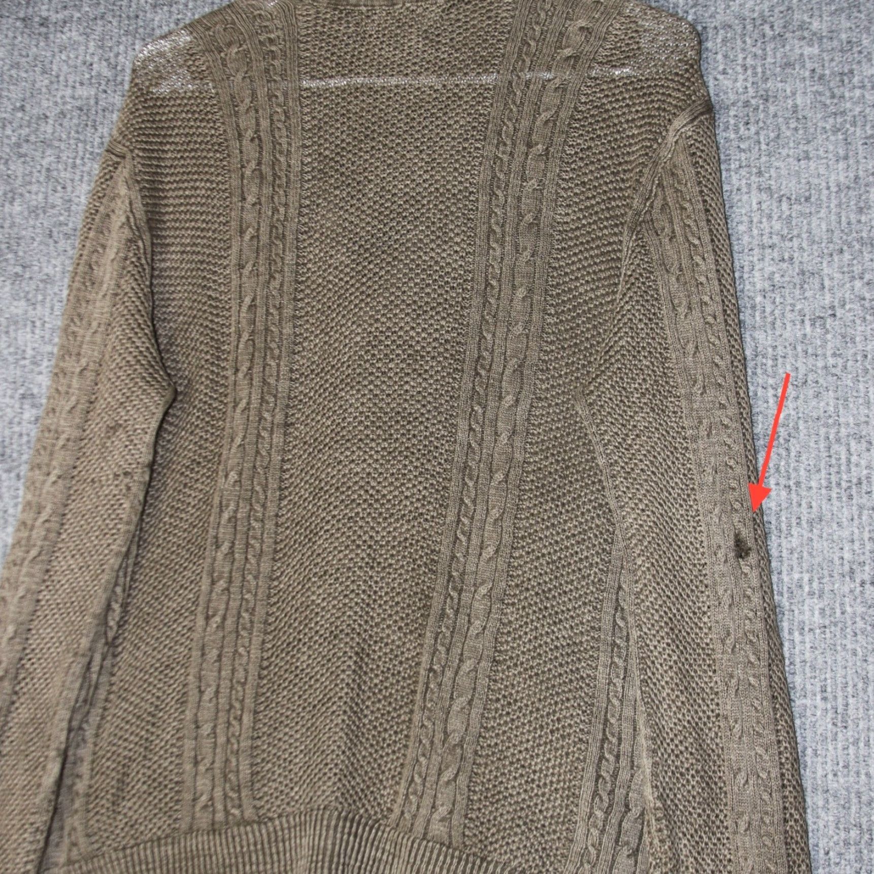 John Varvatos John Varvatos USA Cardigan Mens M Brown Cable-Knit Sweater Shawl Collar Size US M / EU 48-50 / 2 - 5 Thumbnail