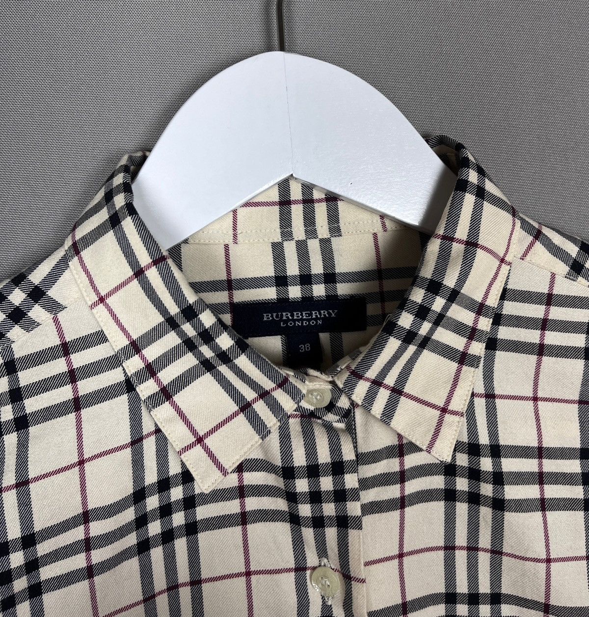 Burberry × Designer BURBERRY Y2K Nova Check Shirt Size M / US 6-8 / IT 42-44 - 6 Thumbnail