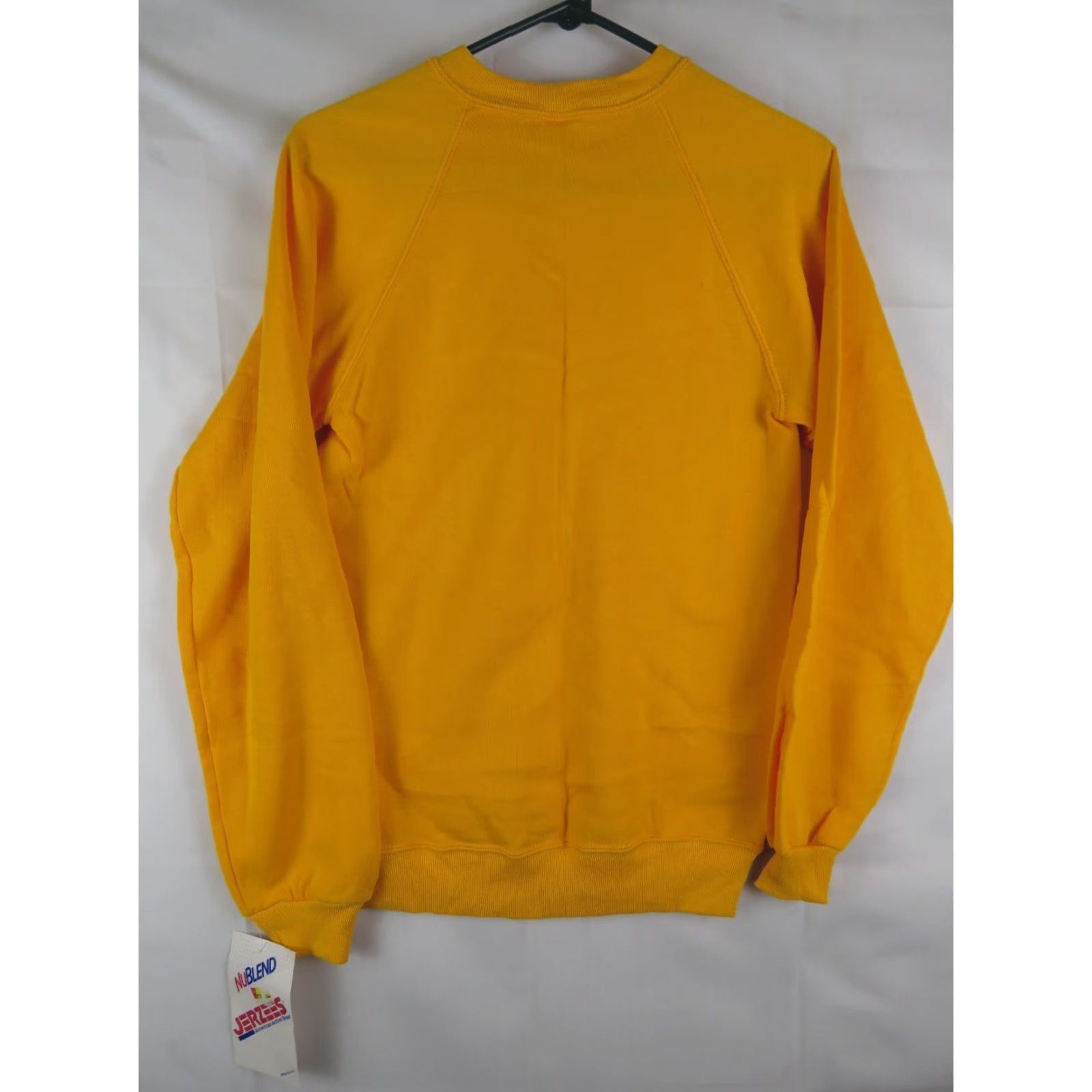 Jerzees VINTAGE JERZEES Sweatshirt 90s USA XL Yellow Crew Neck Pullover NWT Men's Long Sleeve Casualwear nublend Size US XL / EU 56 / 4 - 7 Thumbnail