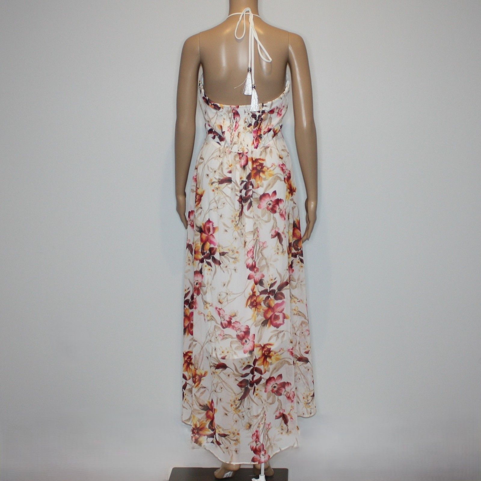 White House Black Market Halter Floral High-low Maxi Dress in size US 8 NWT $160 Size M / US 6-8 / IT 42-44 - 5 Thumbnail