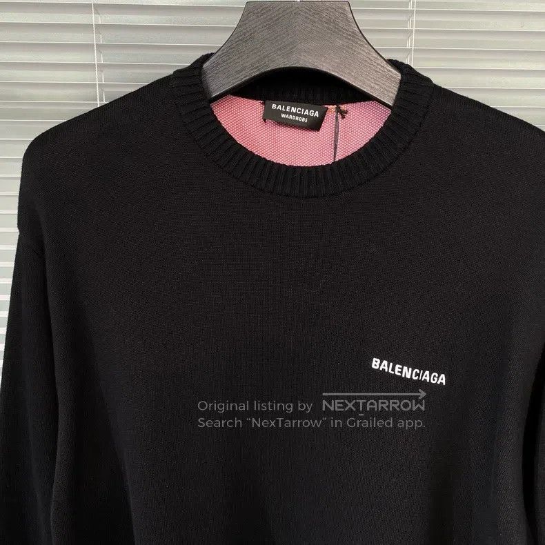Balenciaga Balenciaga Coca-Cola embroidered knitted sweater with lett Size US M / EU 48-50 / 2 - 3 Thumbnail