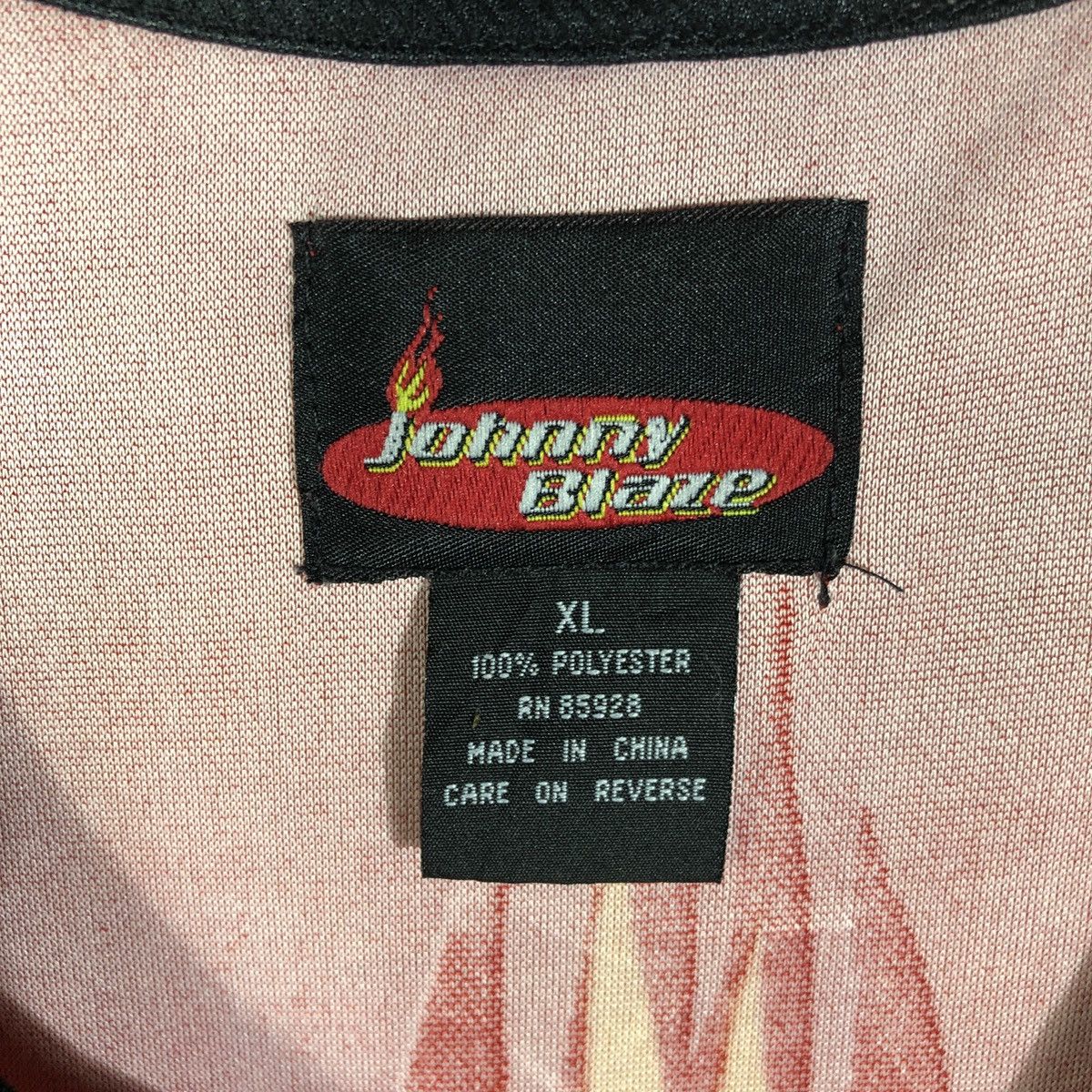 NBA Rare! Johnny Blaze Embroidered Logo Jersey Tank Method Man Size US XL / EU 56 / 4 - 5 Thumbnail
