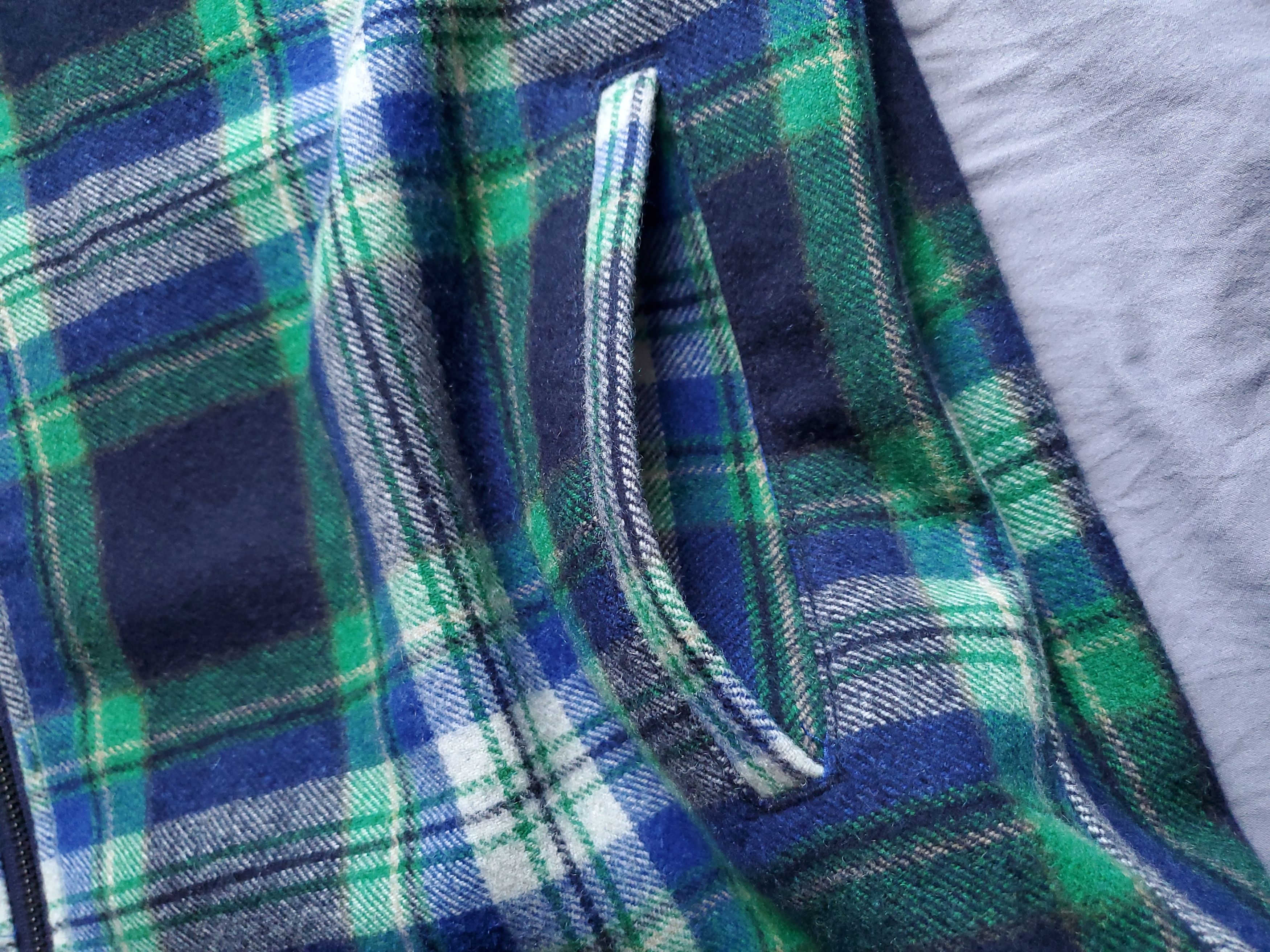 The Hundreds The Hundreds Green Wool Plaid Jacket Size US L / EU 52-54 / 3 - 6 Thumbnail