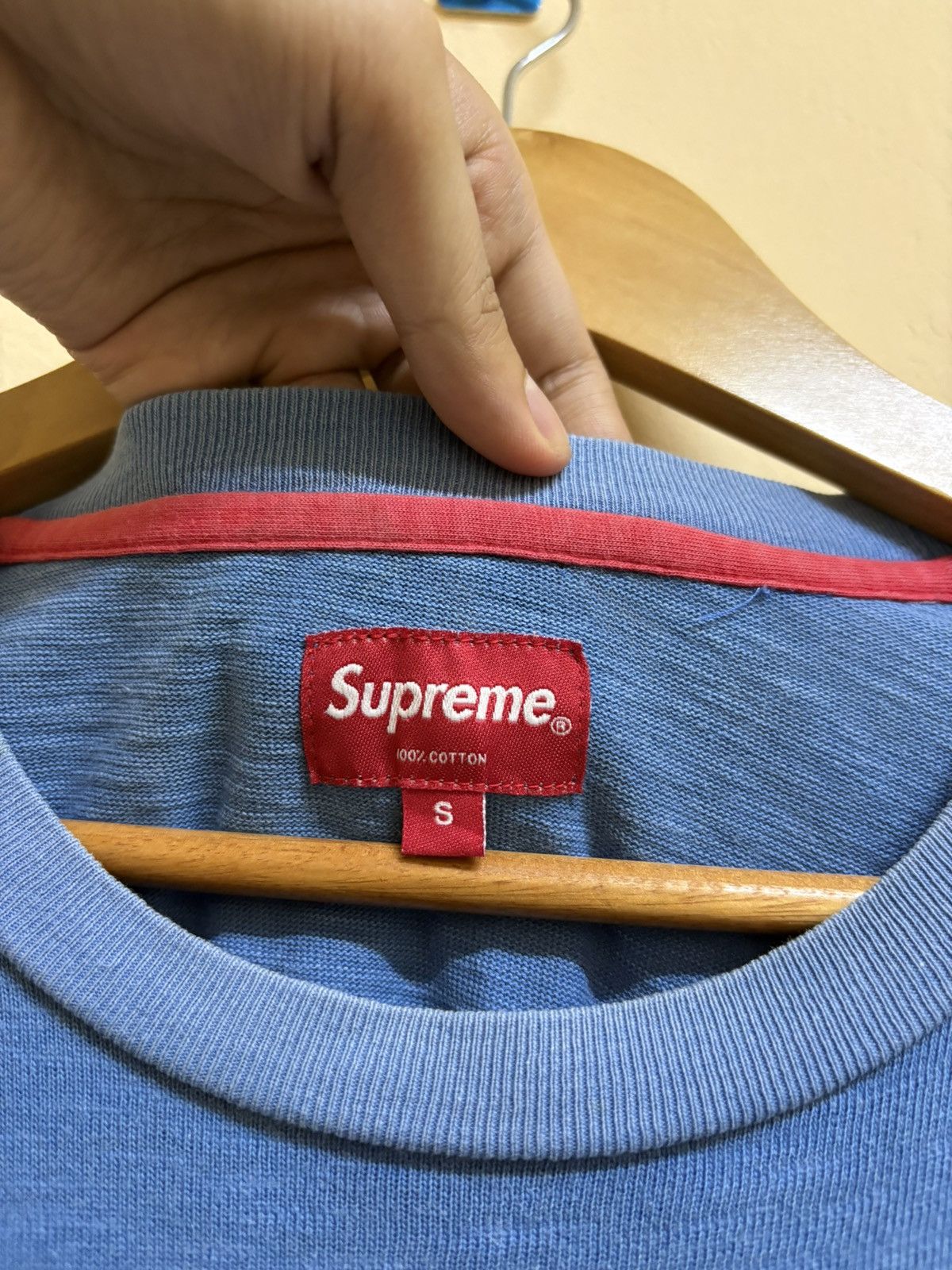 Supreme Supreme Blank Pocket Tee Size US S / EU 44-46 / 1 - 4 Thumbnail