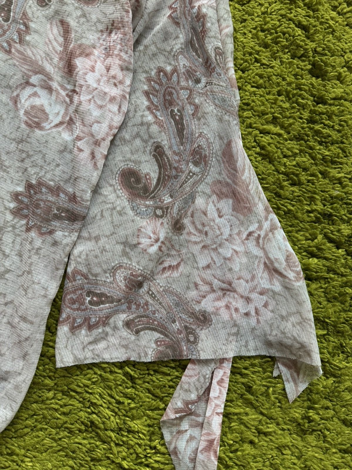 Hysteric Glamour Avant Garde Japanese Y2K Gaultier style mesh floral blouse Size S / US 4 / IT 40 - 3 Thumbnail
