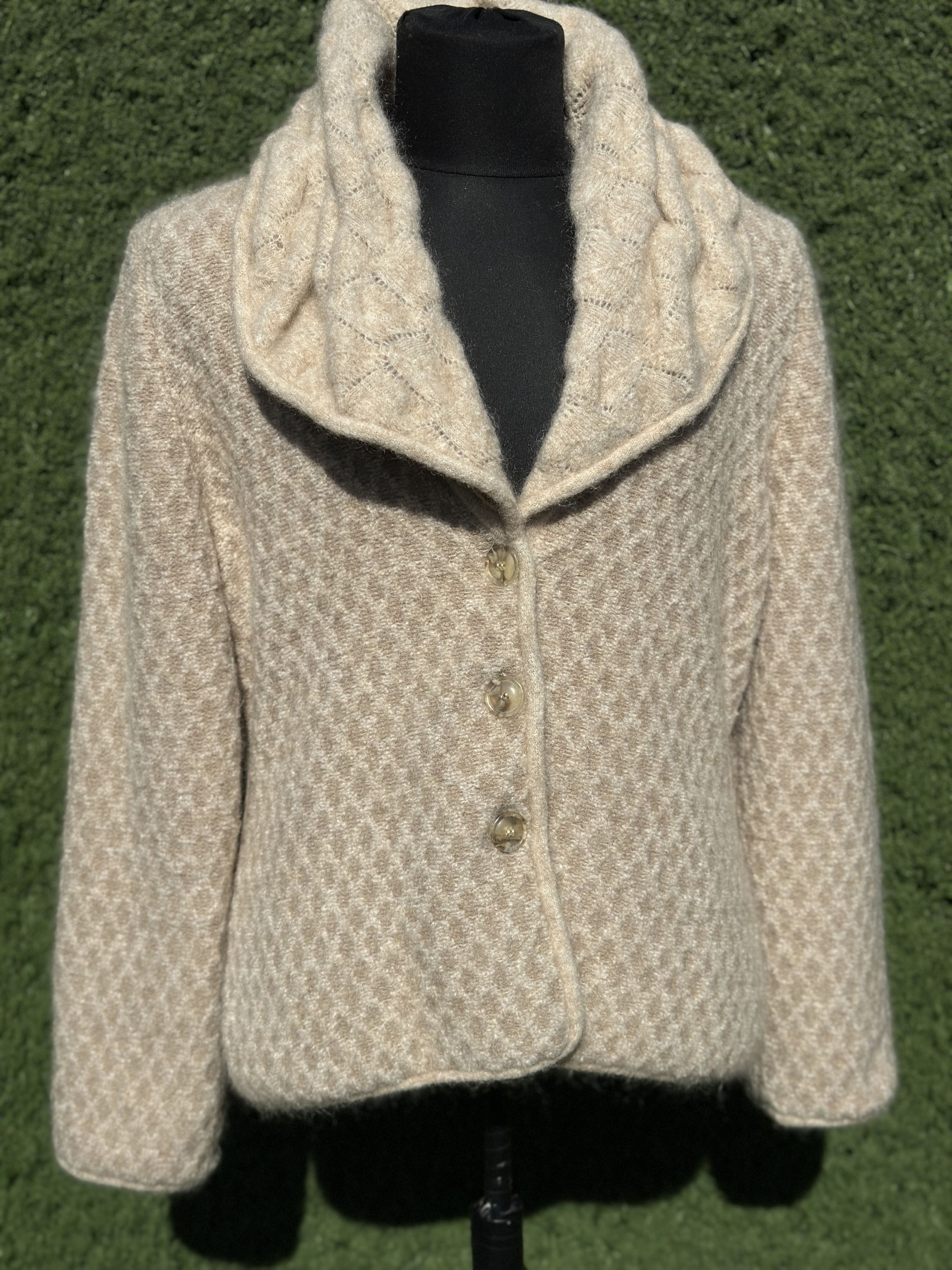 Escada Rare ESCADA Size 44 Wool Mohair Cashmere Cardigan Jacket Size M / US 6-8 / IT 42-44 - 1 Thumbnail
