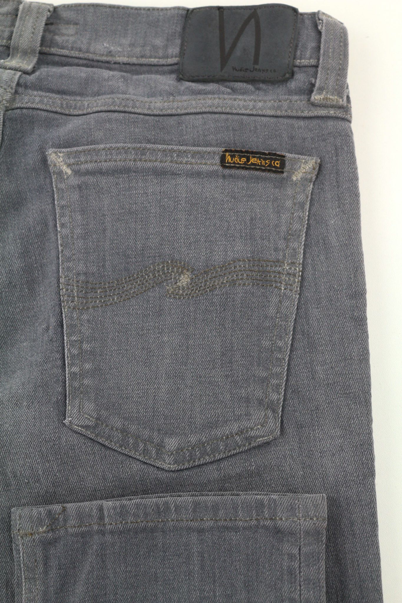 Nudie Jeans TIGHT LONG JOHN W31/L34 Organic Charcoal Jeans 80701 Size US 31 - 5 Thumbnail