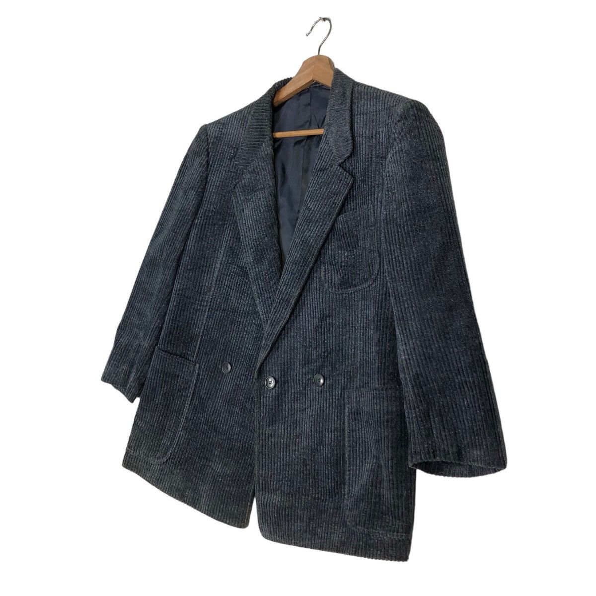 Japanese Brand 🔥90’s Vtg Double Breast Corduroy Jacket Cerruti 88 Japan Size US M / EU 48-50 / 2 - 2 Thumbnail