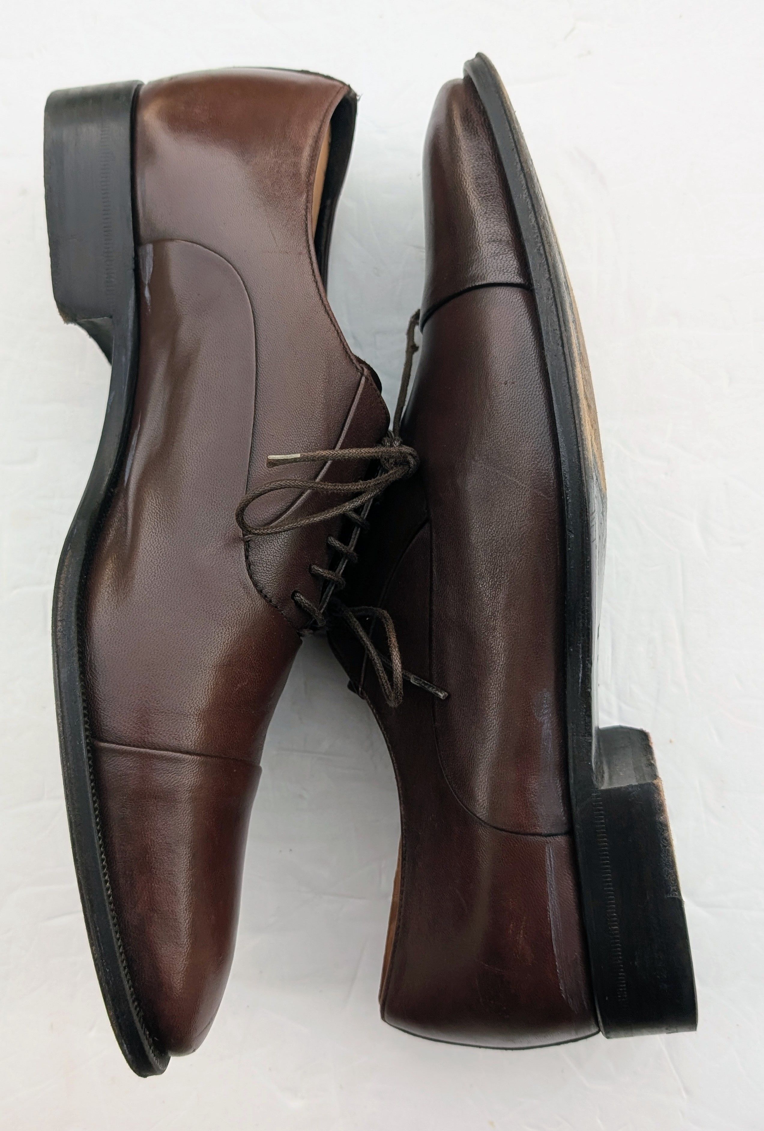 Bruno Magli Bruno Magli Maioco Italian Brown Oxfords Size 9.5 M Brown Size US 9.5 / EU 42-43 - 4 Thumbnail