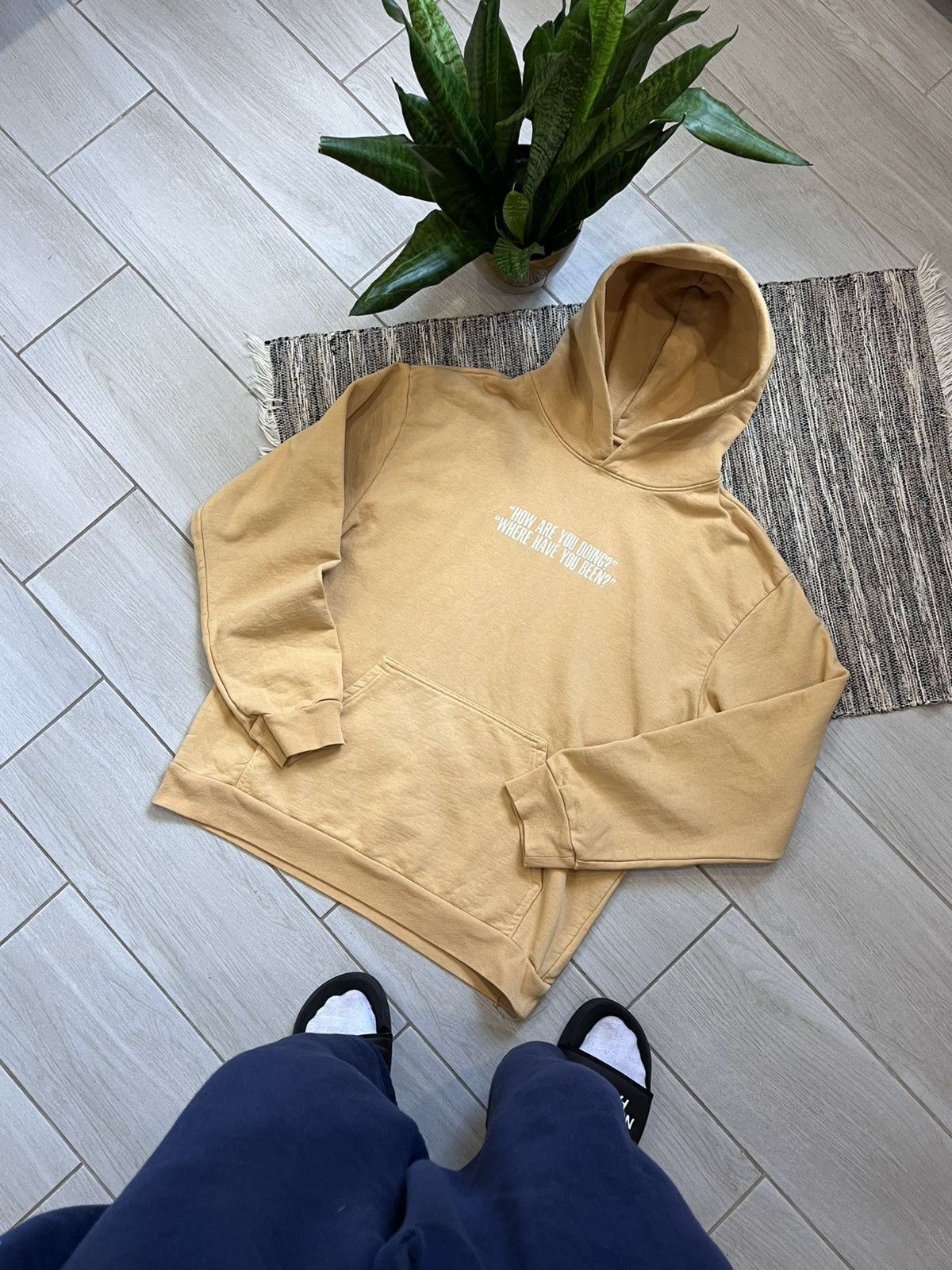 Designer × Rap Tees Crazy Fletcher Hoodie garment-dyed Rap Sweatshirt sk8 Size US XL / EU 56 / 4 - 1 Thumbnail