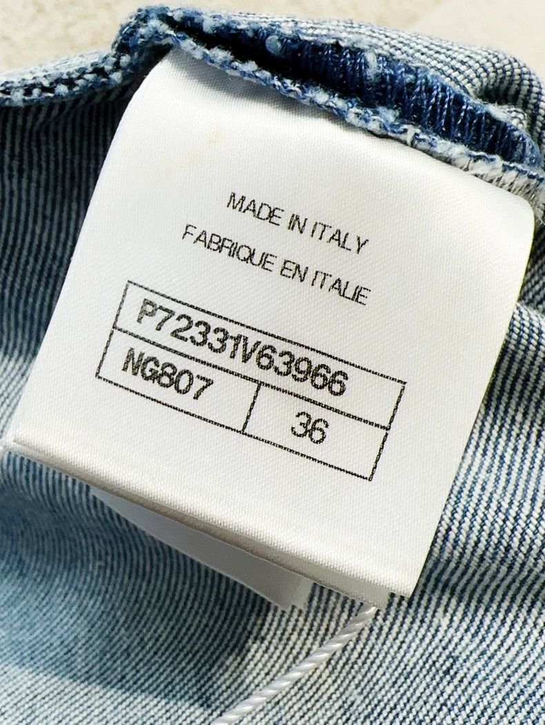 Chanel Chanel 22P spring and summer preview blue color graffiti l Size 24" / US 00 / IT 34 - 6 Thumbnail