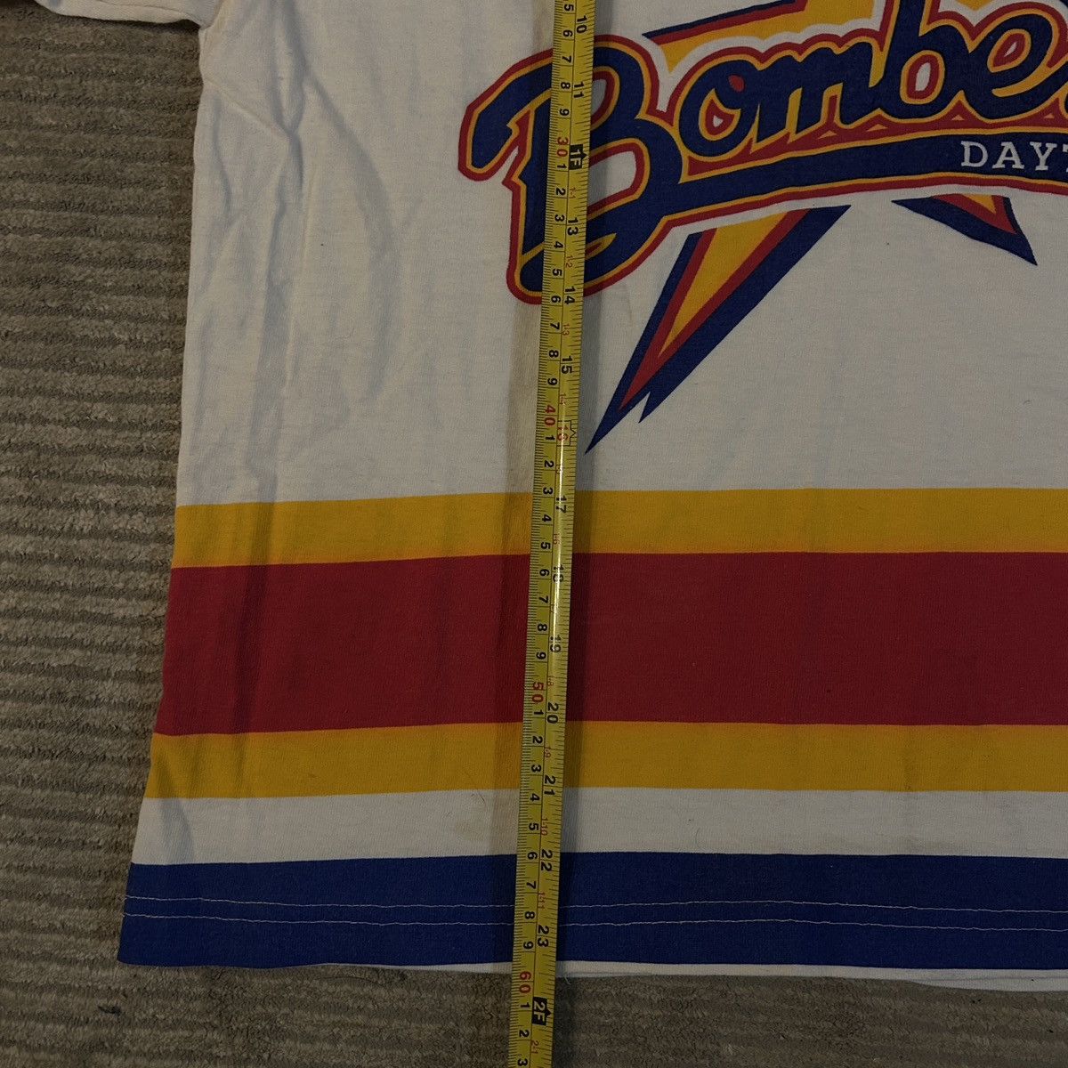 Vintage Vintage Dayton Bombers Hockey Jersey Tee Size US L / EU 52-54 / 3 - 5 Thumbnail