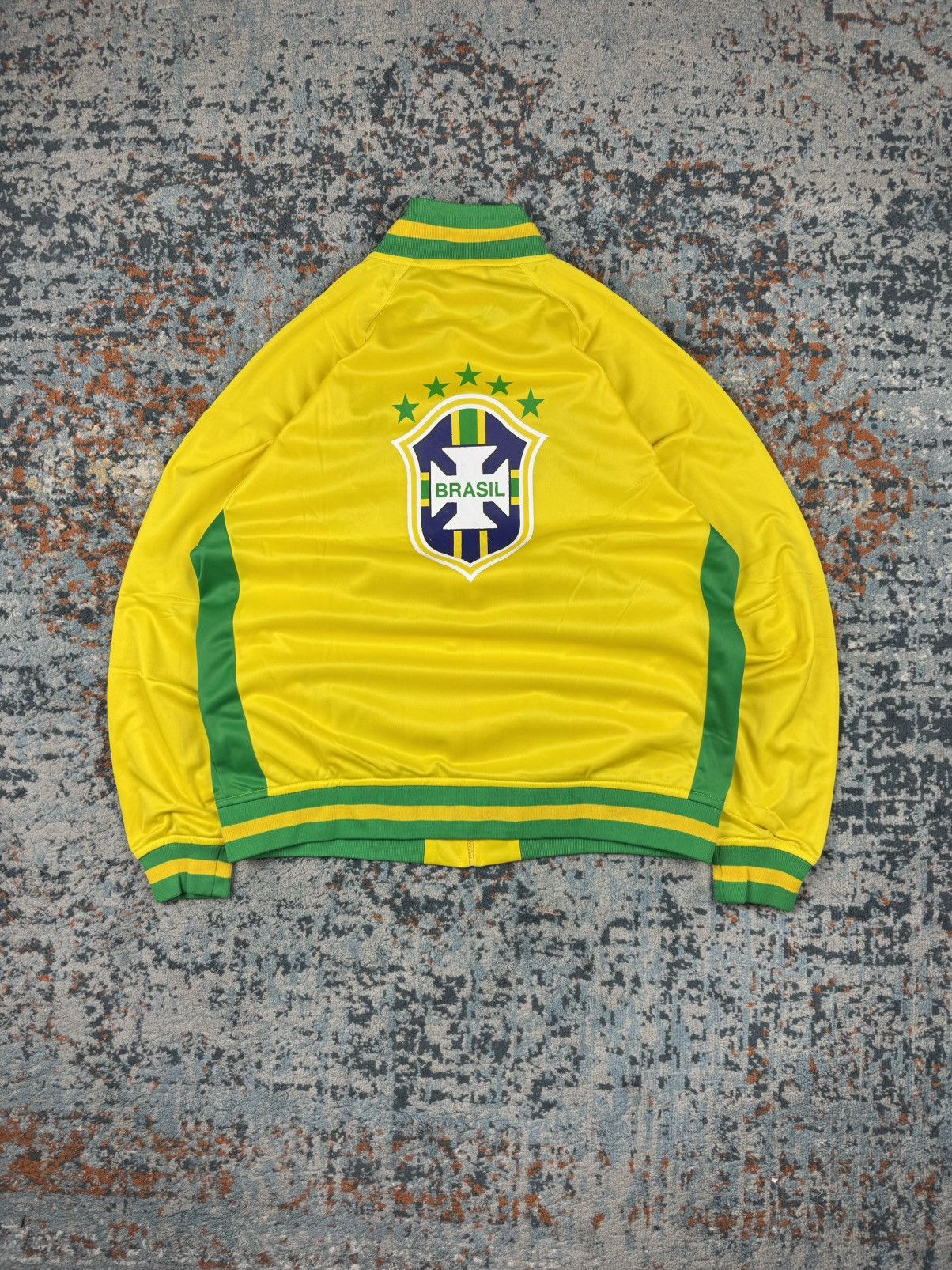 Vintage Vintage Y2K Brazil soccer football blokecore track zip sweat Size US XL / EU 56 / 4 - 2 Thumbnail