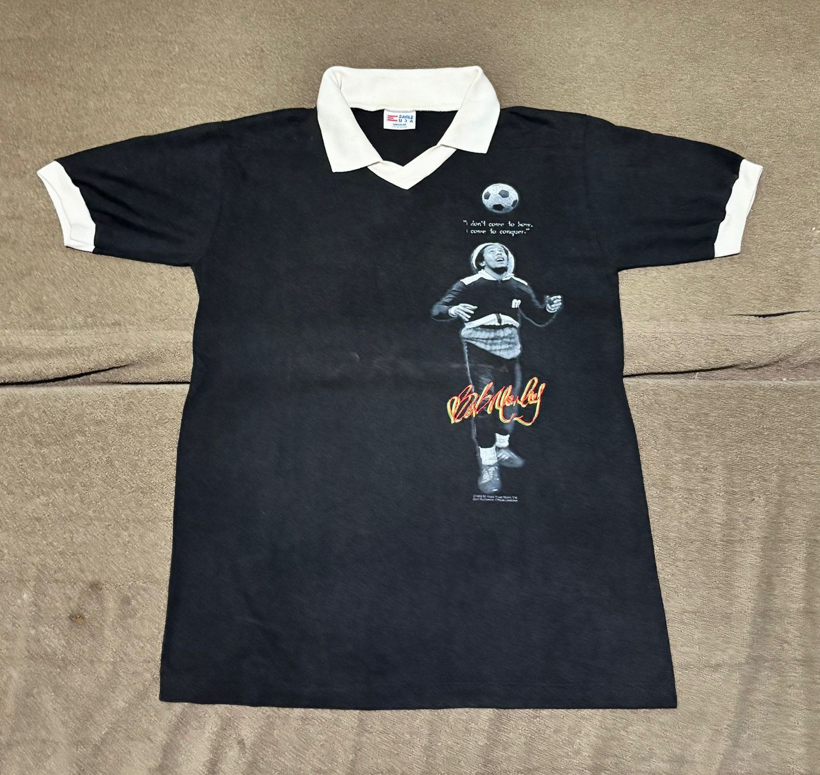 Bob Marley Vintage 90s Bob Marley Jersey shirt Size US M / EU 48-50 / 2 - 1 Thumbnail