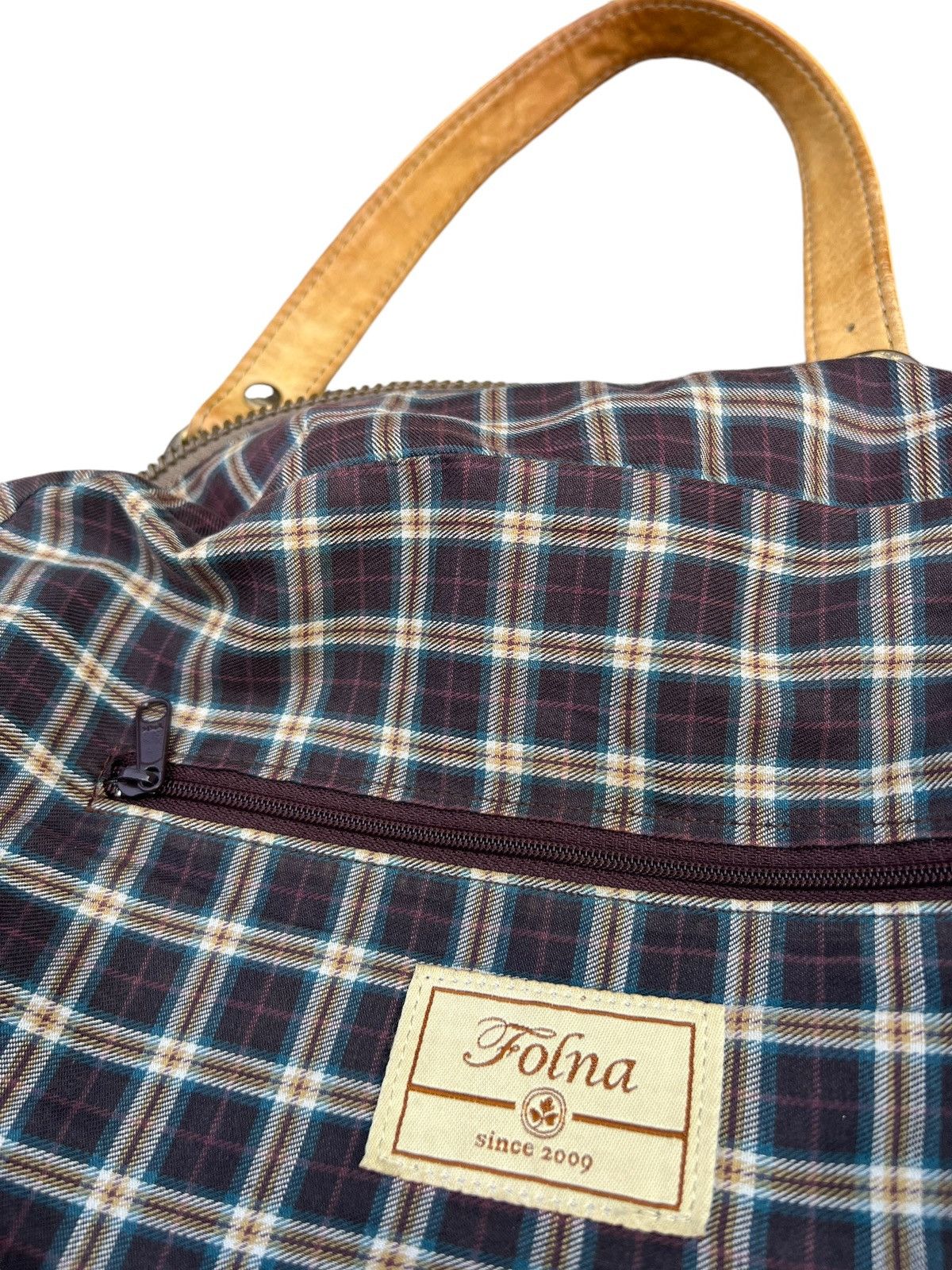 Leather Folna Japan Distressed Sun Faded Patina Leather Bag Size ONE SIZE - 24 Thumbnail