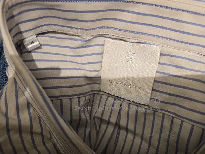 Givenchy Givenchy Men's short sleeve striped shirt Size US L / EU 52-54 / 3 - 4 Thumbnail
