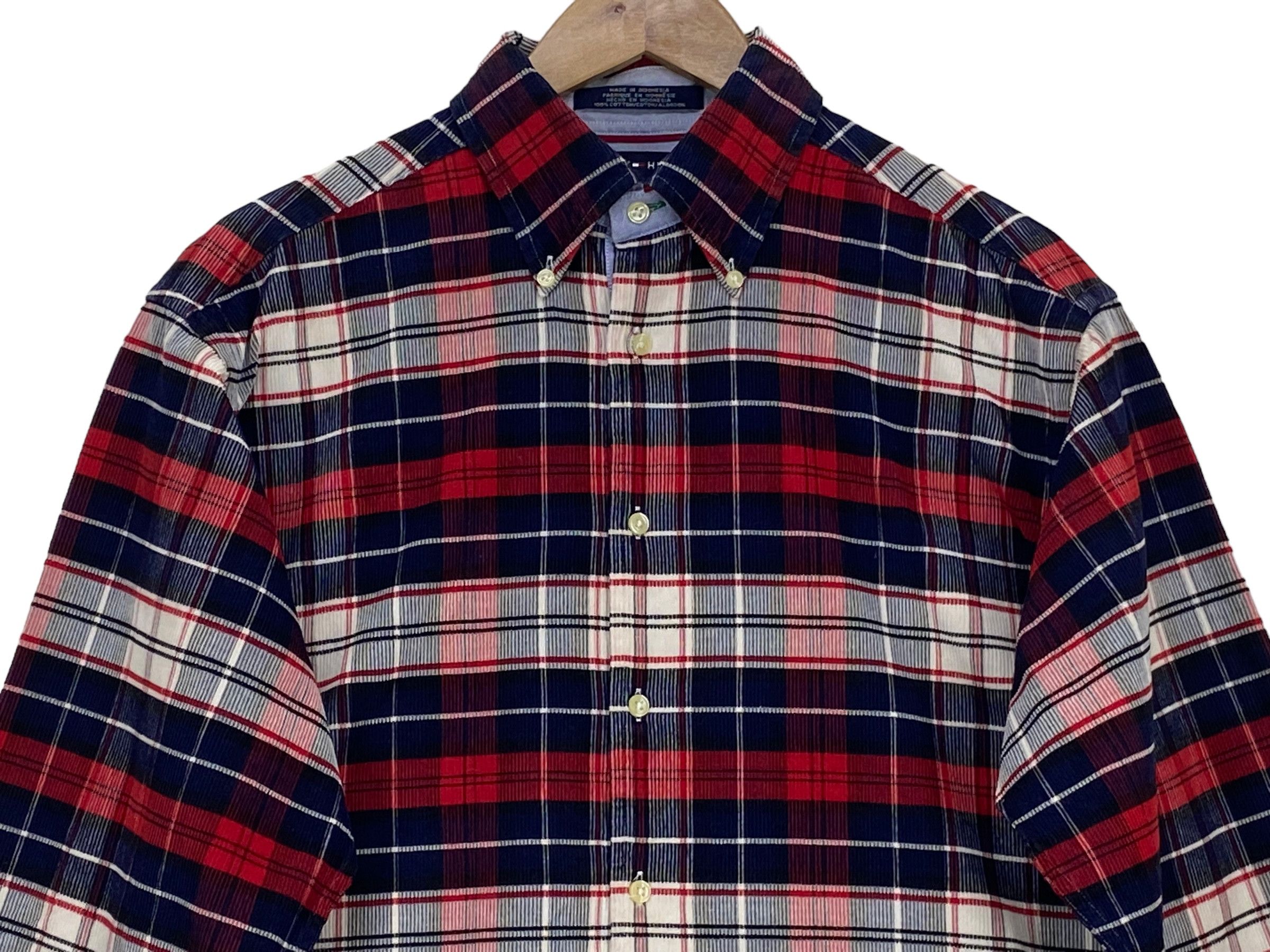 Tommy Hilfiger × Vintage TVintage Tommy Hilfiger Tartan Check Shirt 90s Preppy XL Size US S / EU 44-46 / 1 - 2 Thumbnail