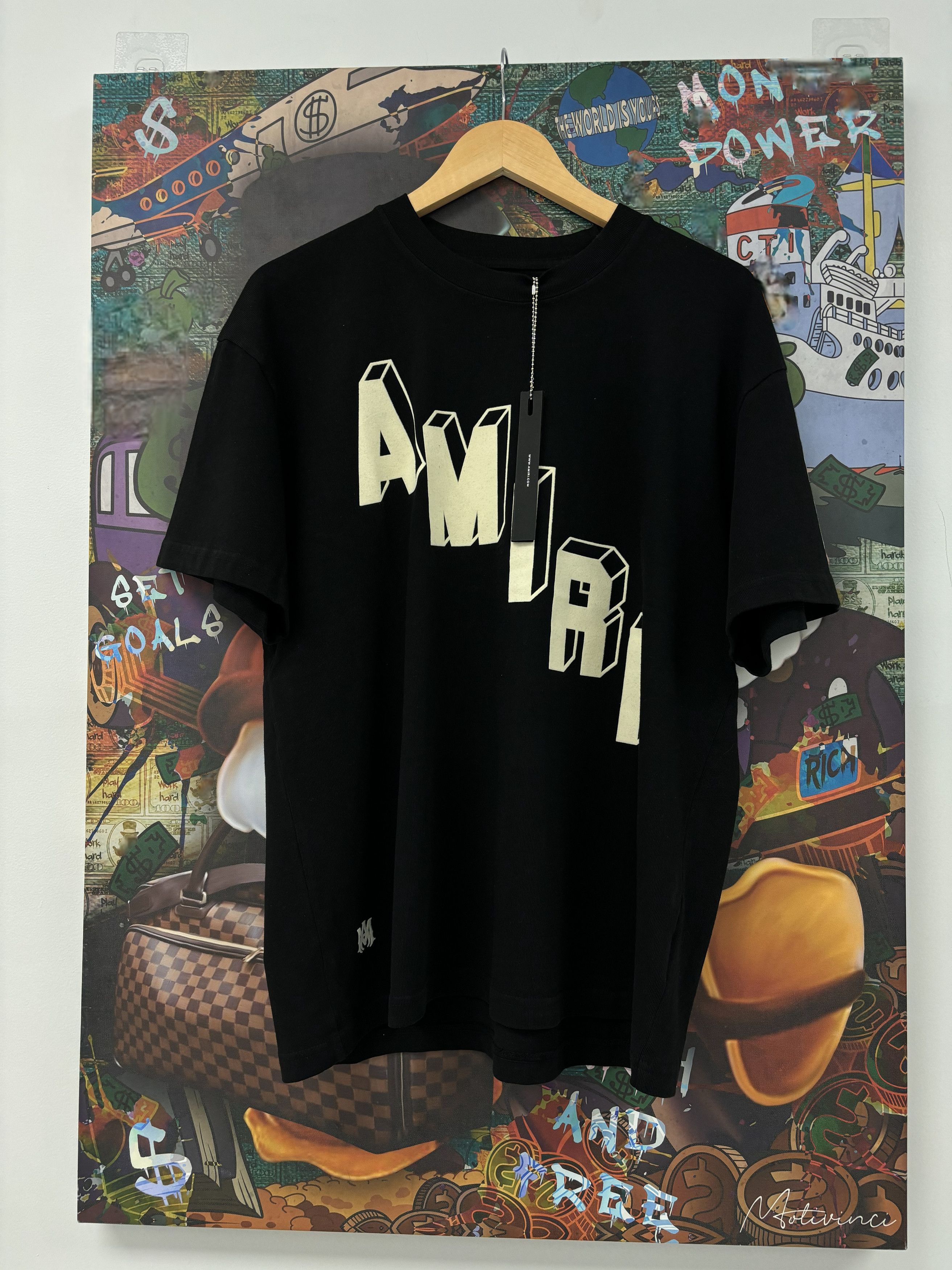 Amiri Amiri Heavy Weight Hockey Black Tee Size US XL / EU 56 / 4 - 1 Preview