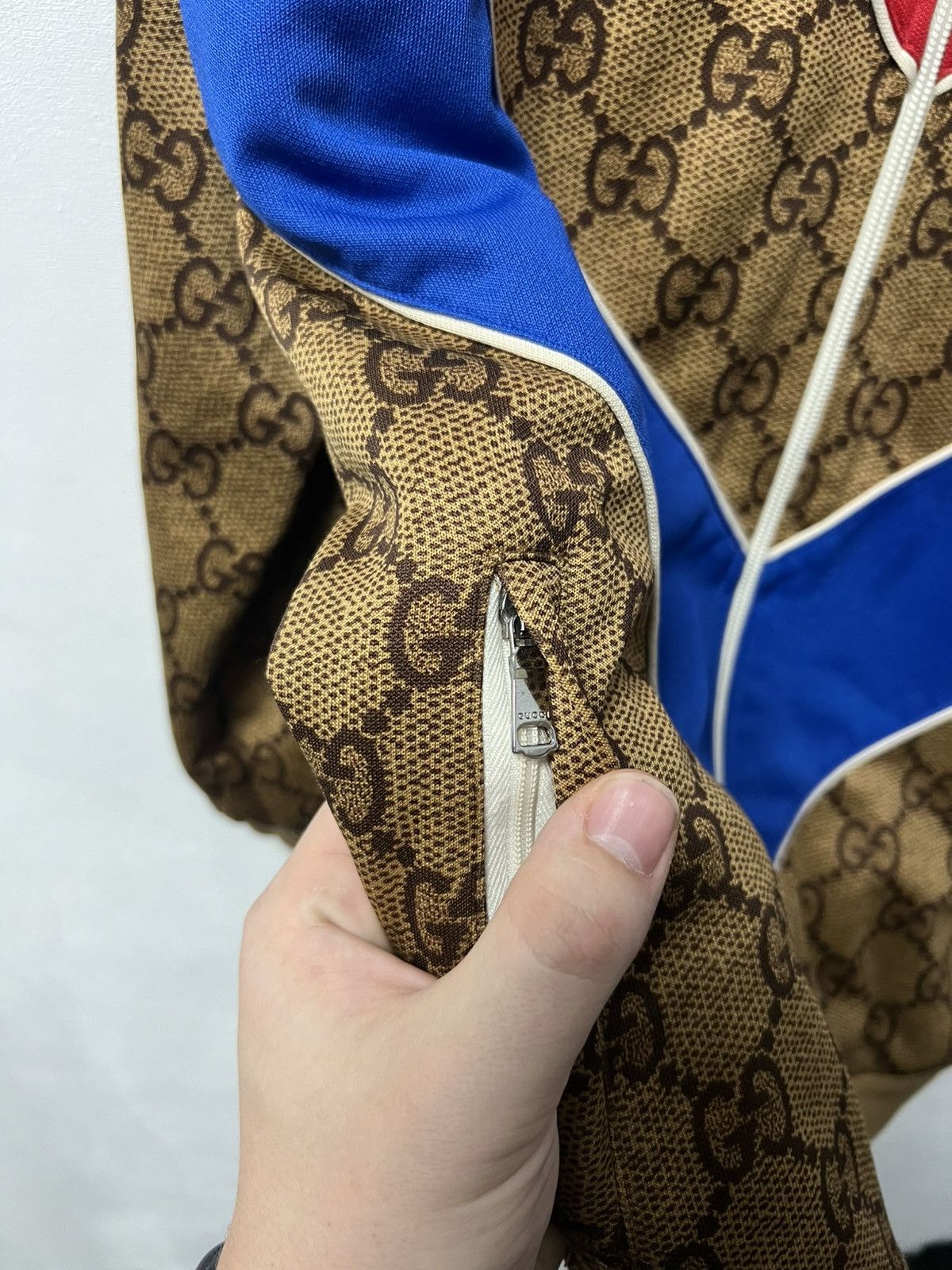 Gucci Gucci GG Monogram Cotton Full Zip Jacket Size US L / EU 52-54 / 3 - 4 Thumbnail