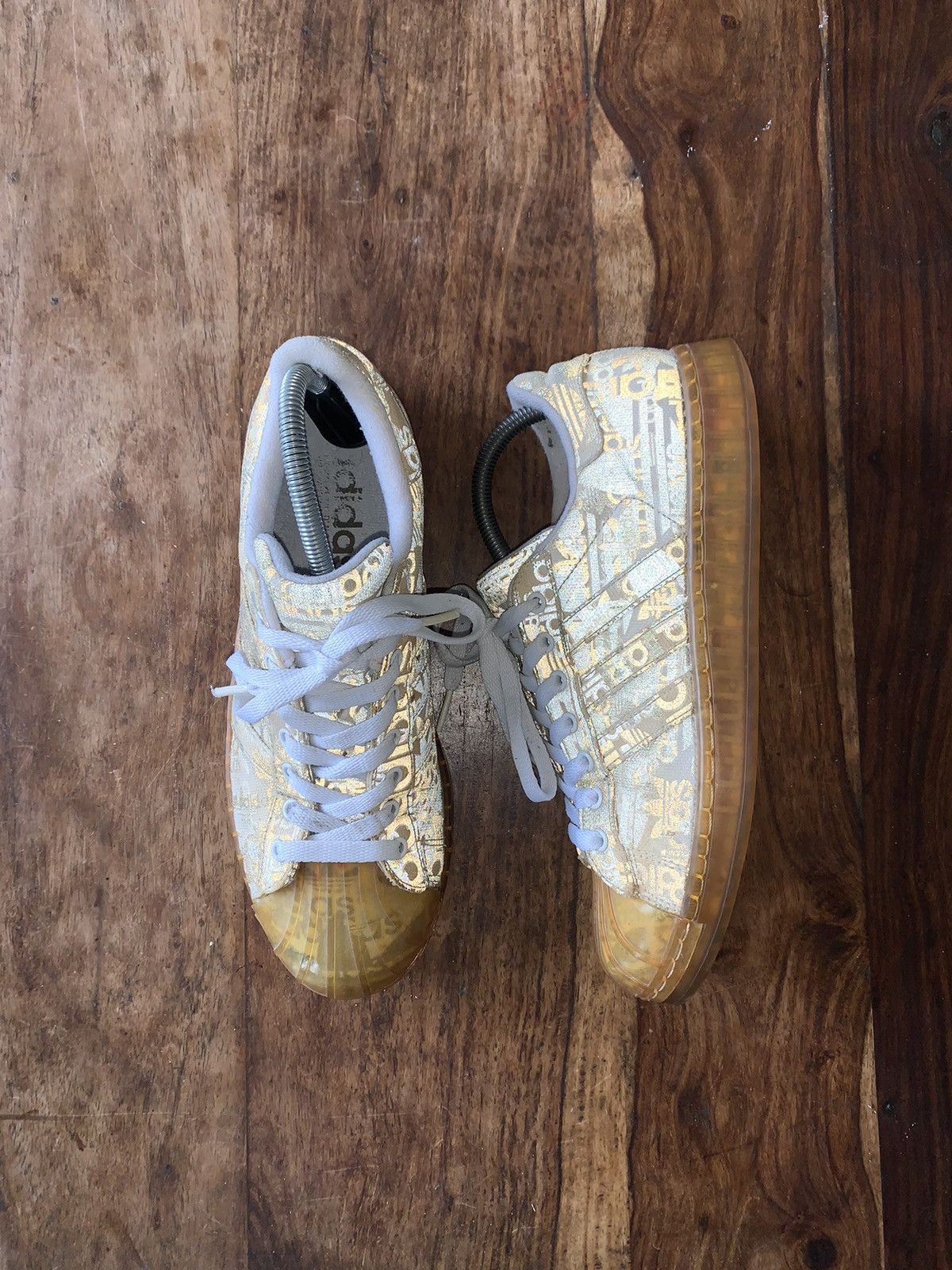 Adidas Rare 2002 Adidas Superstar Clear Size US 8 / EU 41 - 2 Thumbnail