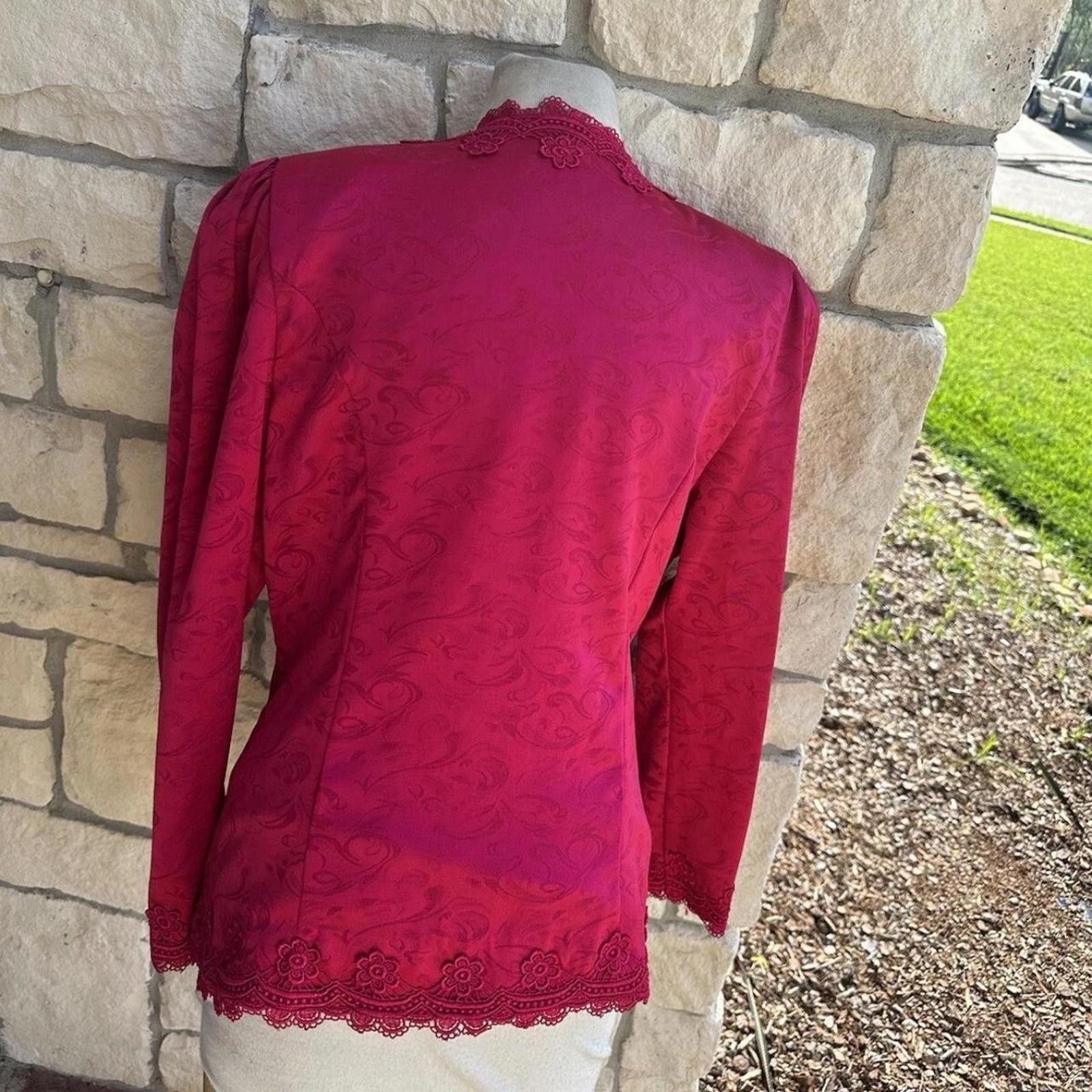 Other Vintage In The Mood Jacket blouse large see measures Size L / US 10 / IT 46 - 4 Thumbnail