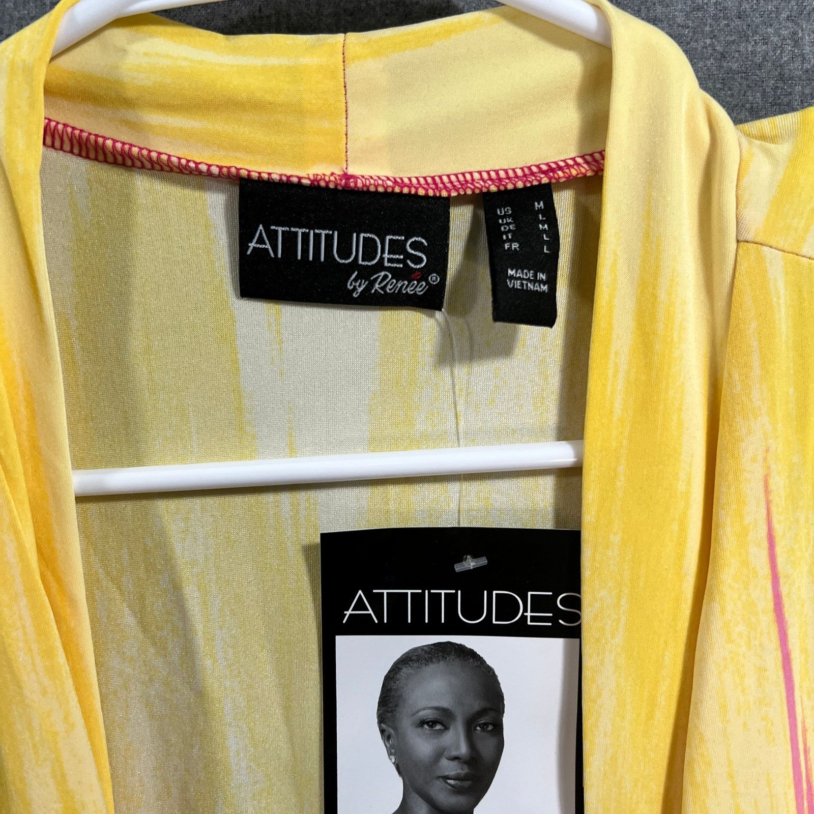 Other Attitudes by Renee Jersey Mesh Trim Tank & Cardigan Set Size M / US 6-8 / IT 42-44 - 4 Thumbnail