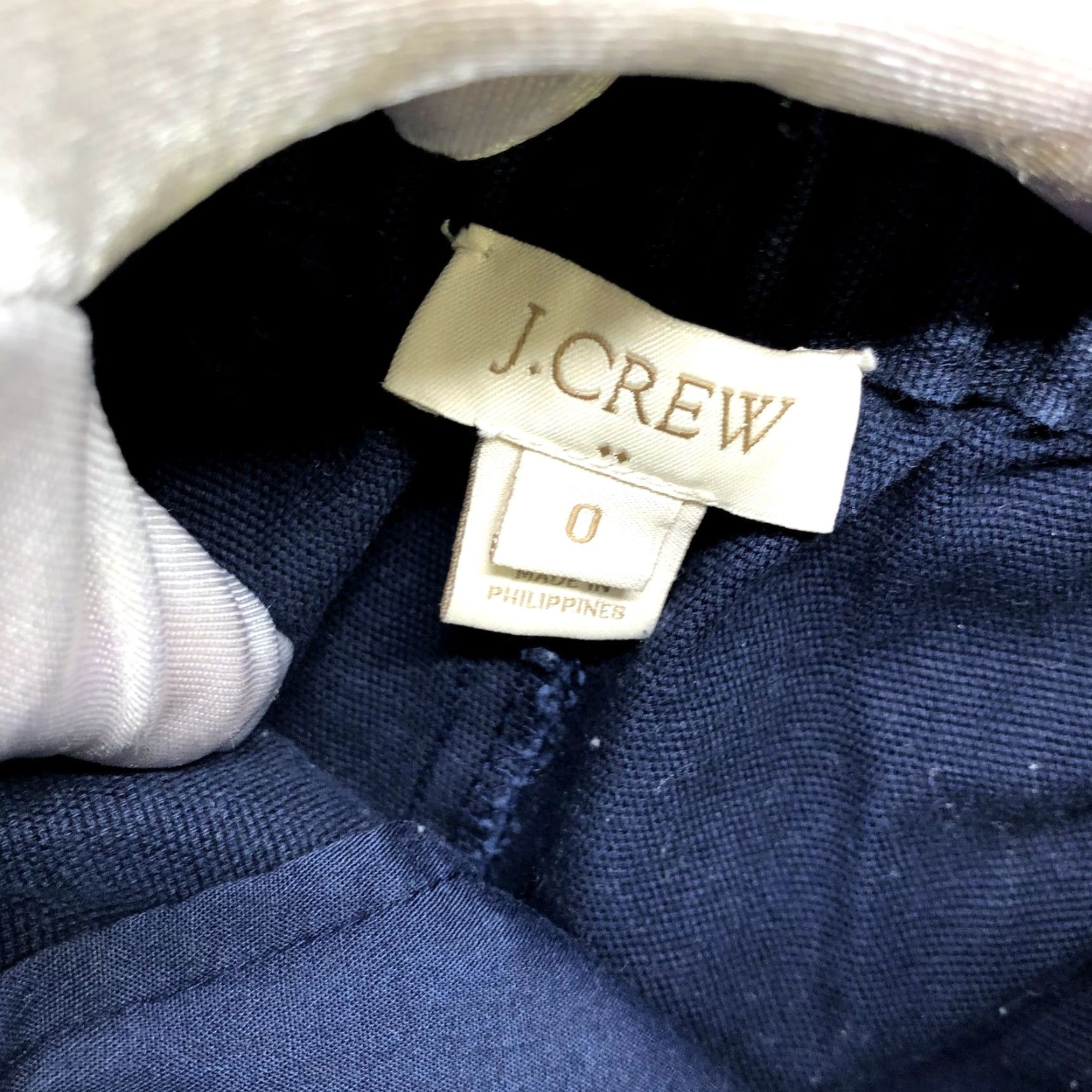 J.Crew J. Crew Pull On Shorts Womens Size 0 Navy Blue Cotton Mid Rise Chino Casual Size 25" / US 0 / IT 36 - 7 Thumbnail