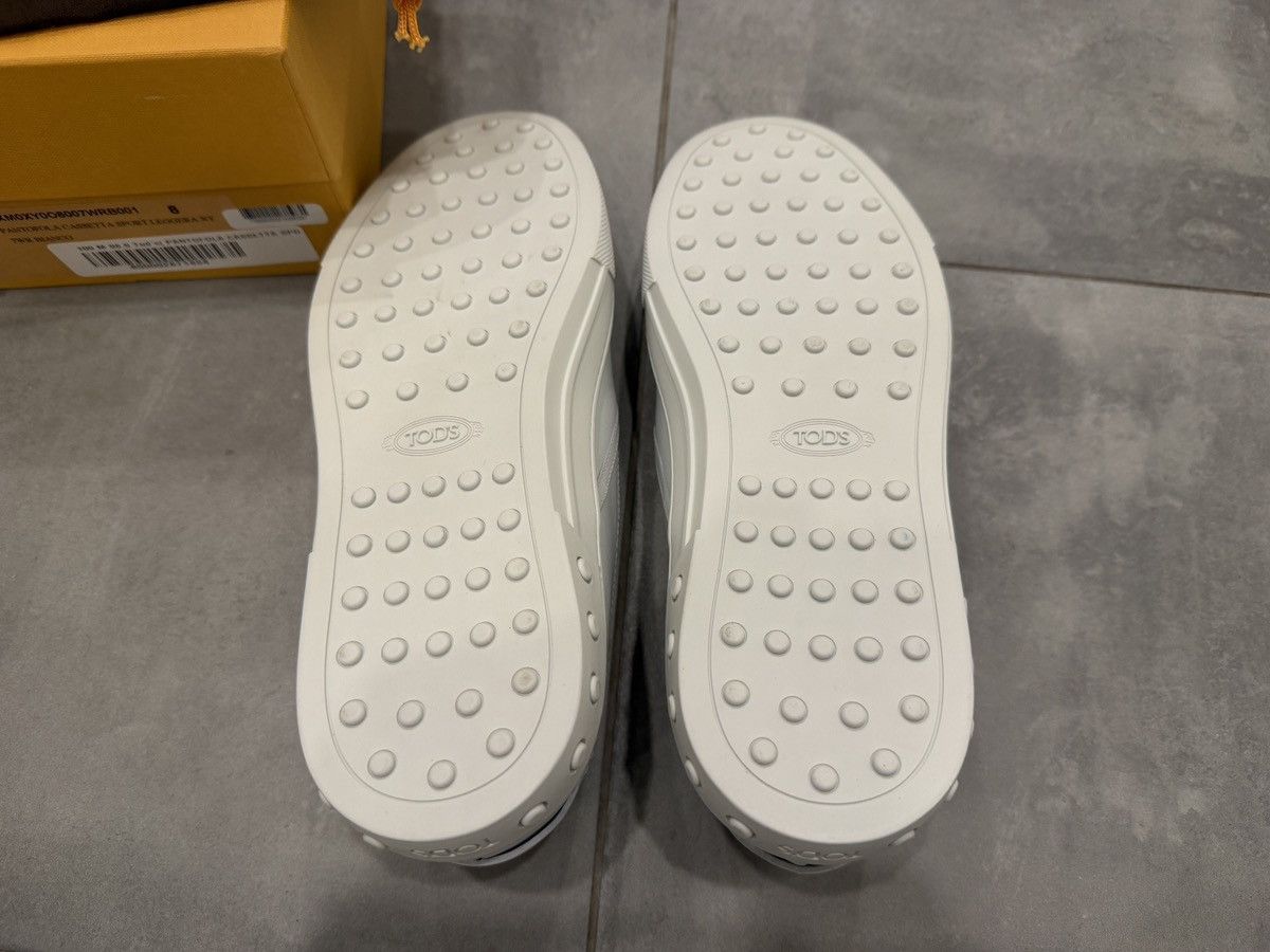 Tod's Tod's Pantofola slip-on loafers in white leather size 8 Size US 8 / EU 41 - 10 Thumbnail