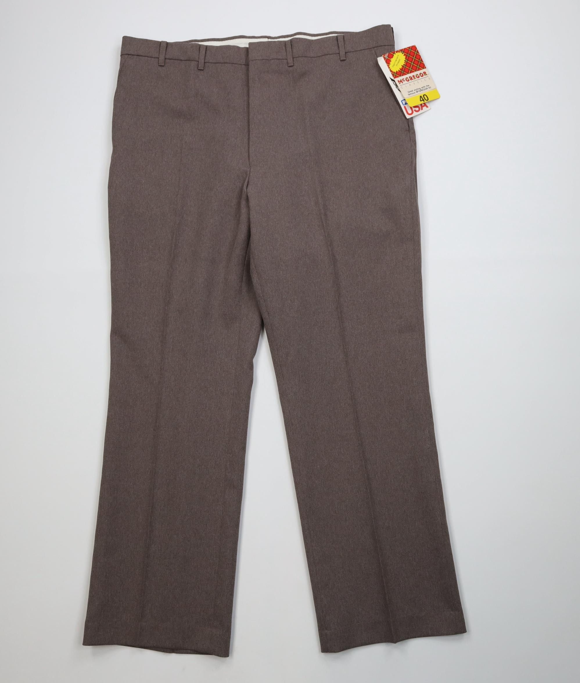 Vintage Deadstock Vintage 70s Streetwear Wide Leg Chino Pants USA Size US 40 / EU 56 - 1 Thumbnail