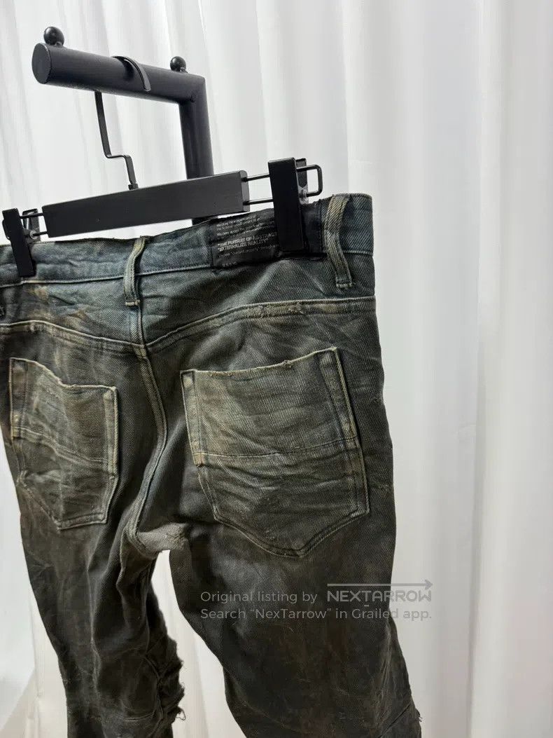 Julius Julius Peak Blue Clay Dye Crooked Sword Creased Trousers Size US 27 - 8 Thumbnail