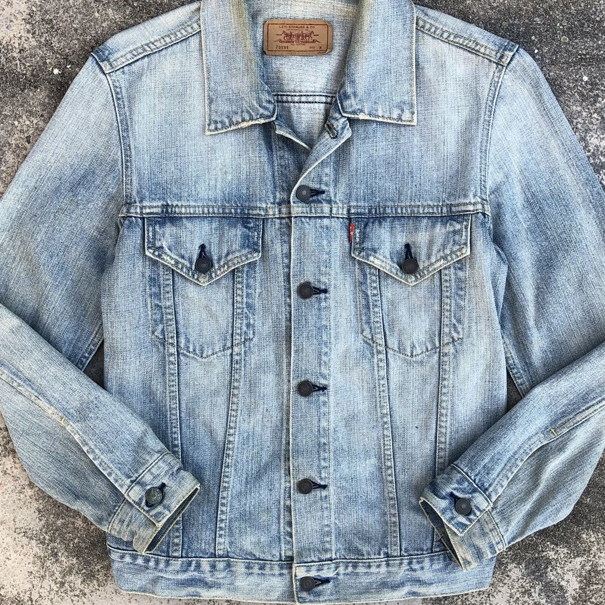 Levi's Vintage LEVIS Faded Denim Trucker Jacket Size US M / EU 48-50 / 2 - 3 Thumbnail