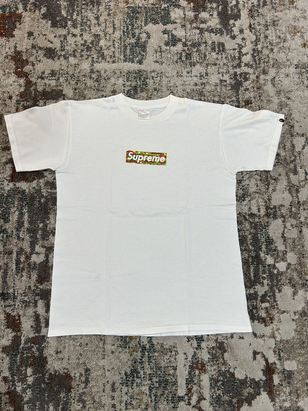 Supreme A Bathing Ape Box Logo Green Psyche Camo - 2001 Size US M / EU 48-50 / 2 - 1 Thumbnail