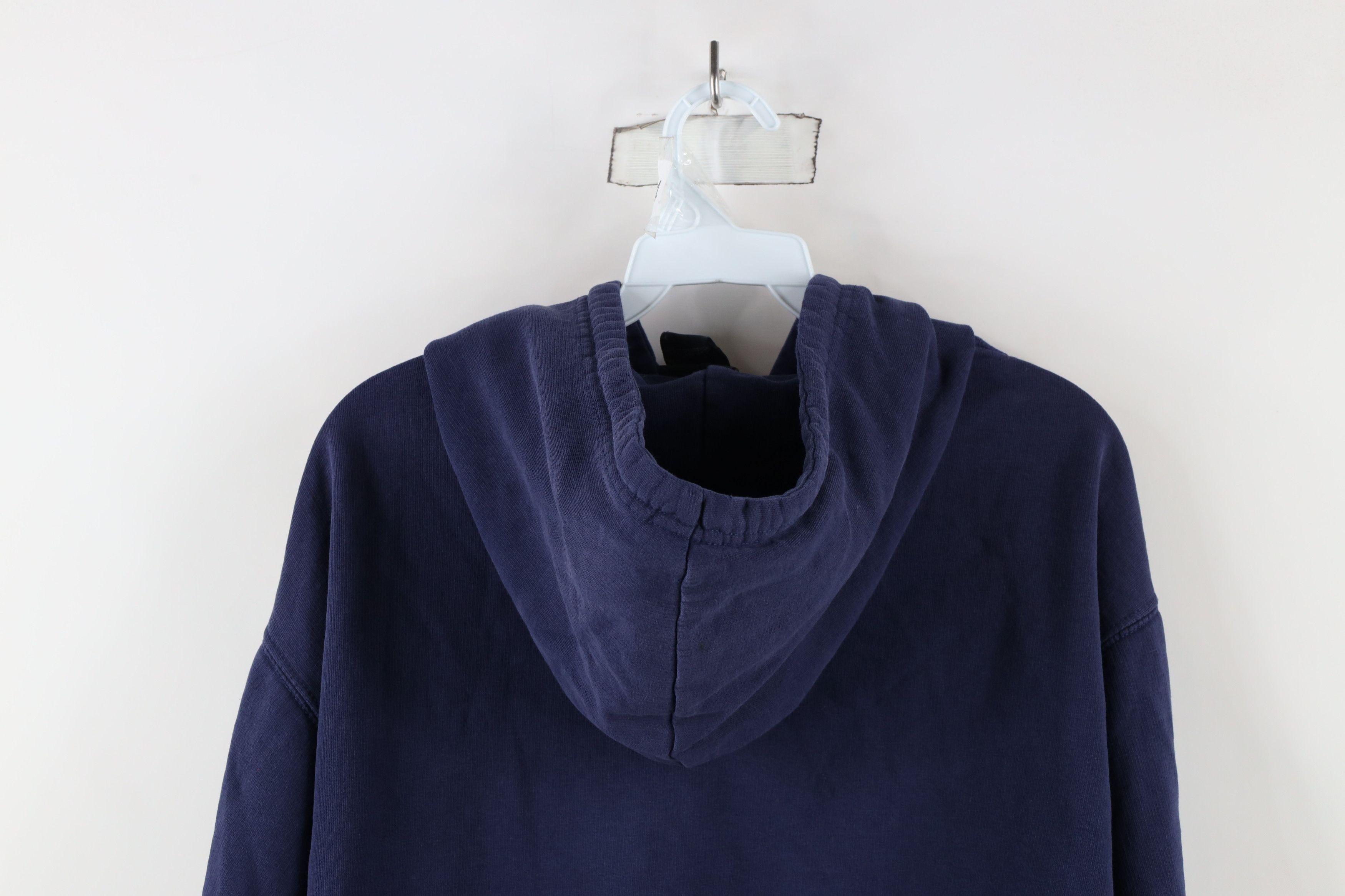 Vintage Vintage 90s Sun Faded University of Michigan Hoodie Blue Size US L / EU 52-54 / 3 - 15 Thumbnail