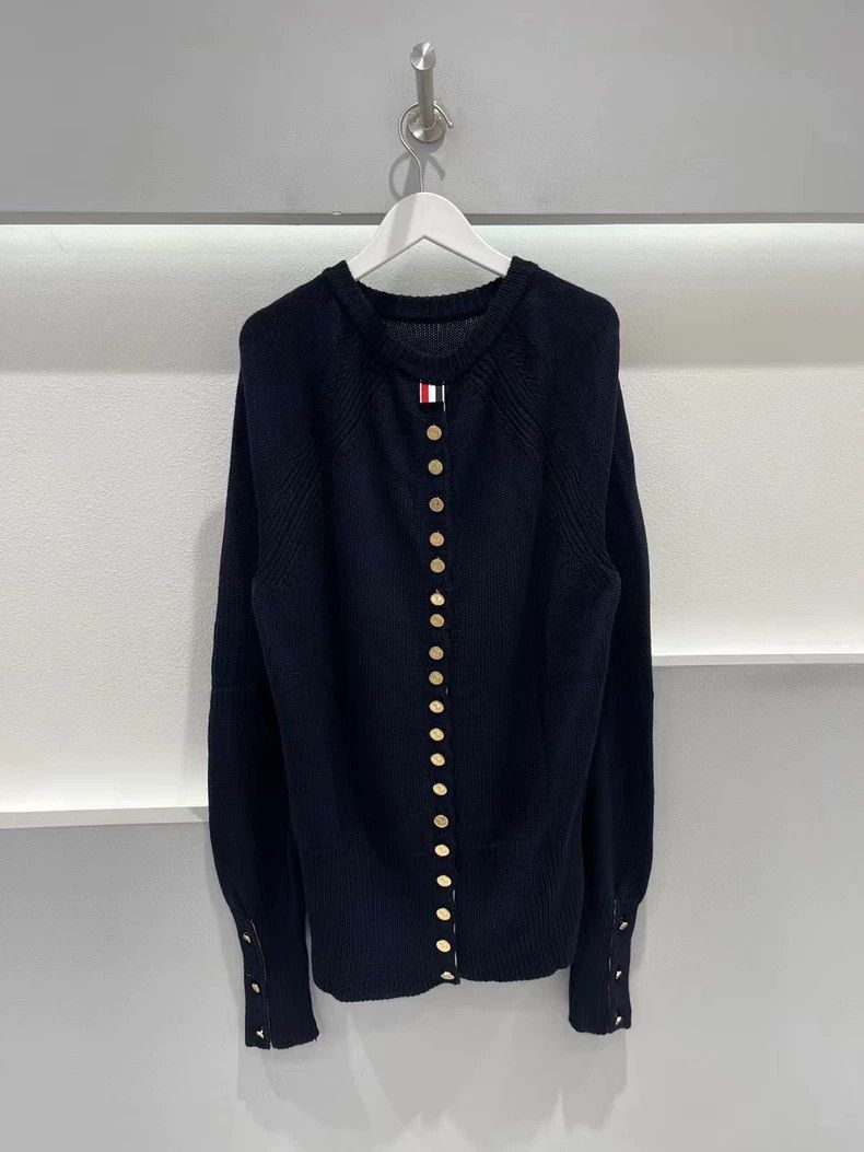 Thom Browne Thom Browne Deep Blue Cardigan Sweater-dmc Size US M / EU 48-50 / 2 - 1 Thumbnail