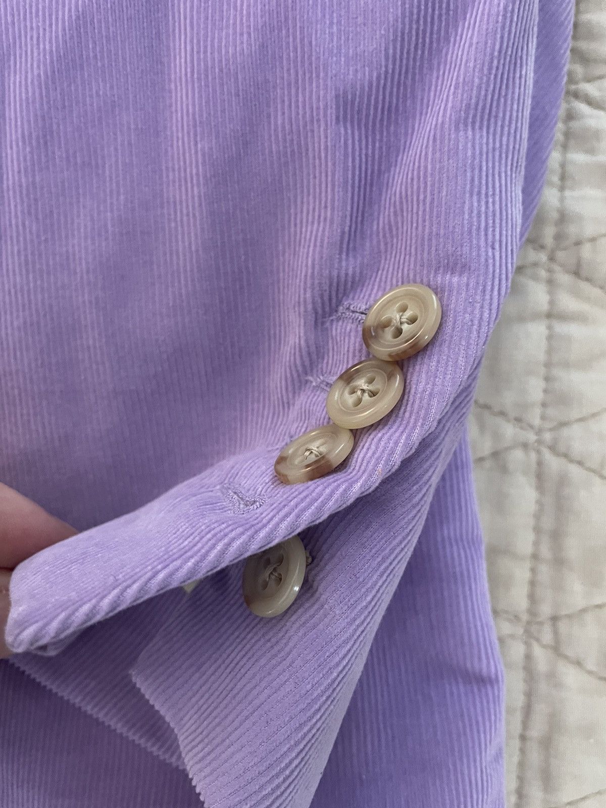 Polo Ralph Lauren × Vintage Fine Wale Corduroy Patch Pocket Jacket Size 44L - 3 Thumbnail