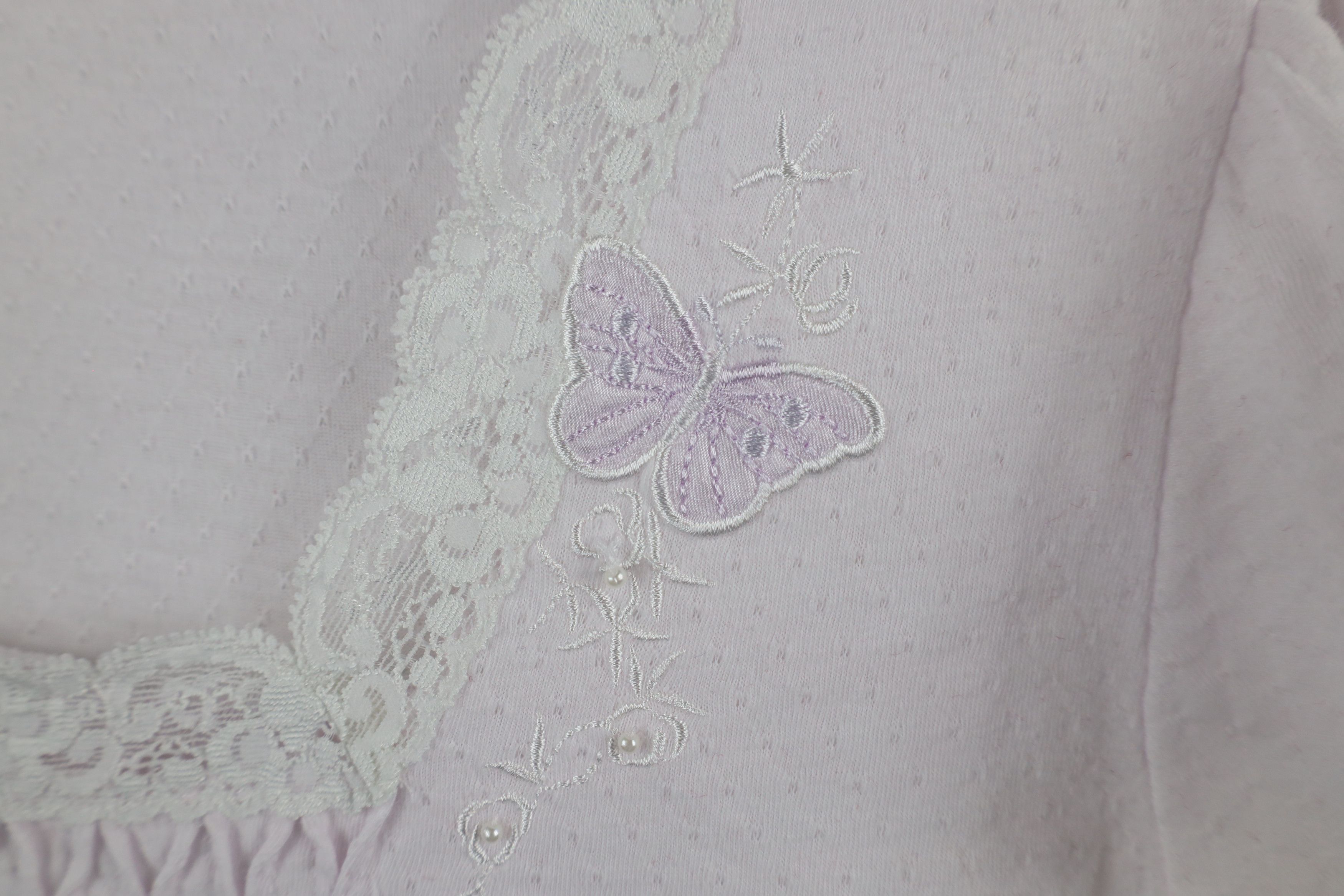 Vintage Vintage 90s Miss Elaine Butterfly Fairy Night Gown Sleep Size S / US 4 / IT 40 - 7 Thumbnail