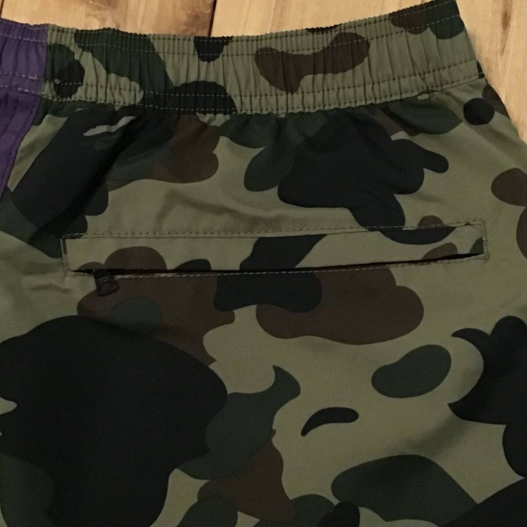 Bape BAPE Shark Beach Shorts 1st Camo Green x Purple ★size L Size US 34 / EU 50 - 6 Thumbnail